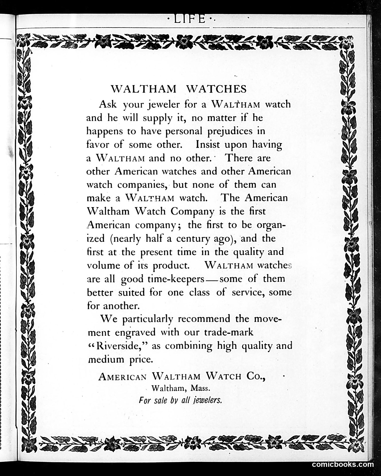 Life — December 3, 1898 — page 39 of 40