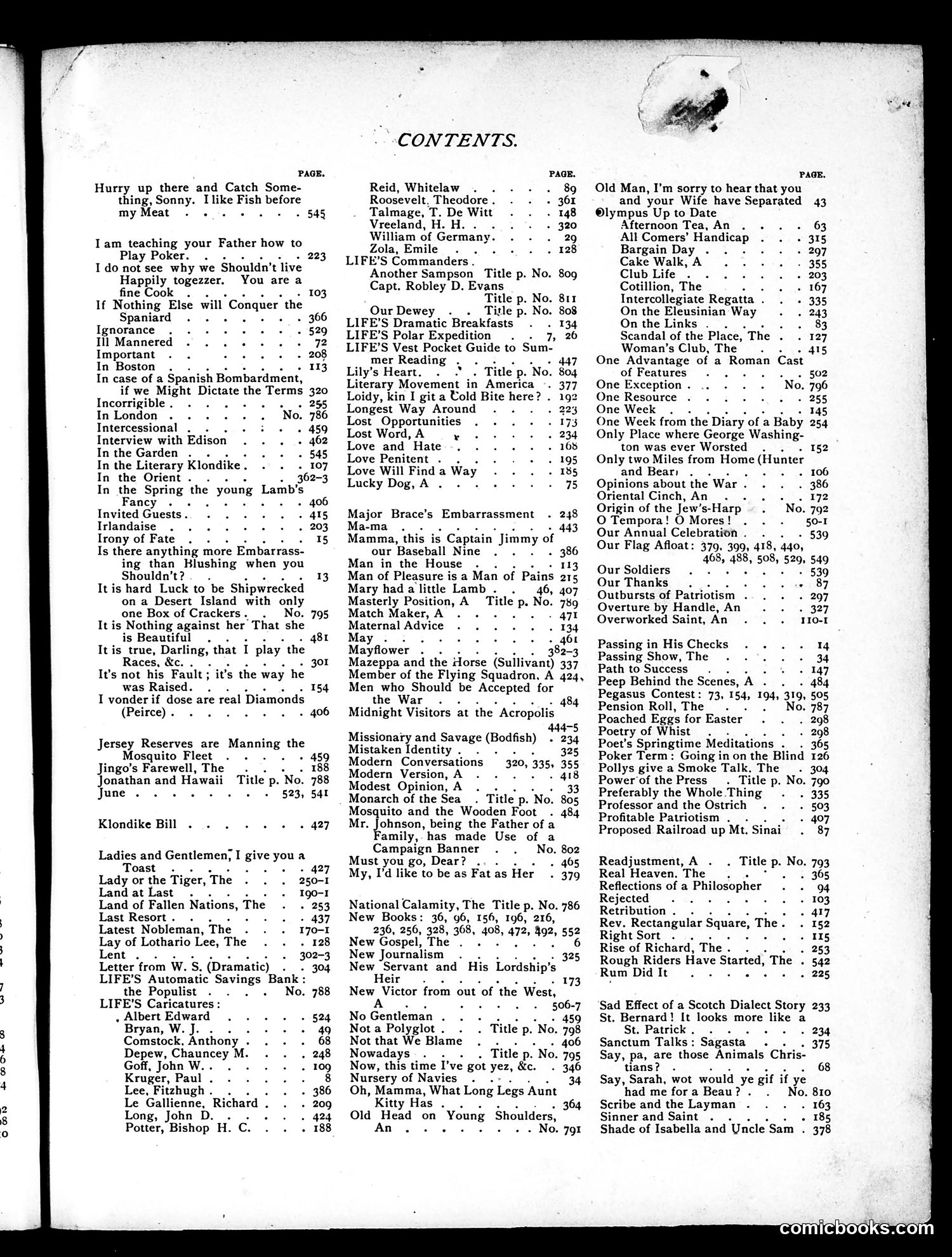 Life — 1898