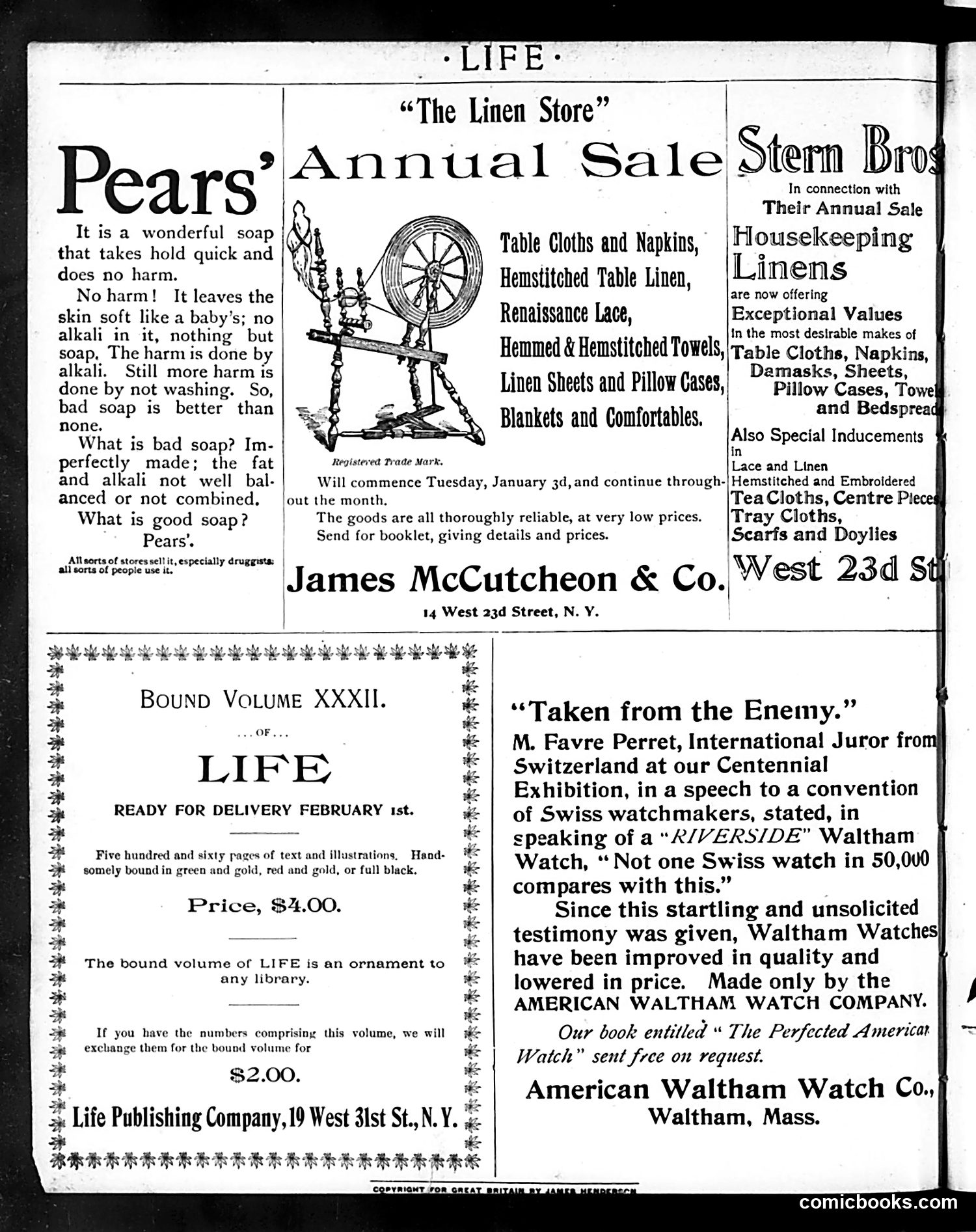 Life — January 5, 1899 — page 2 of 20