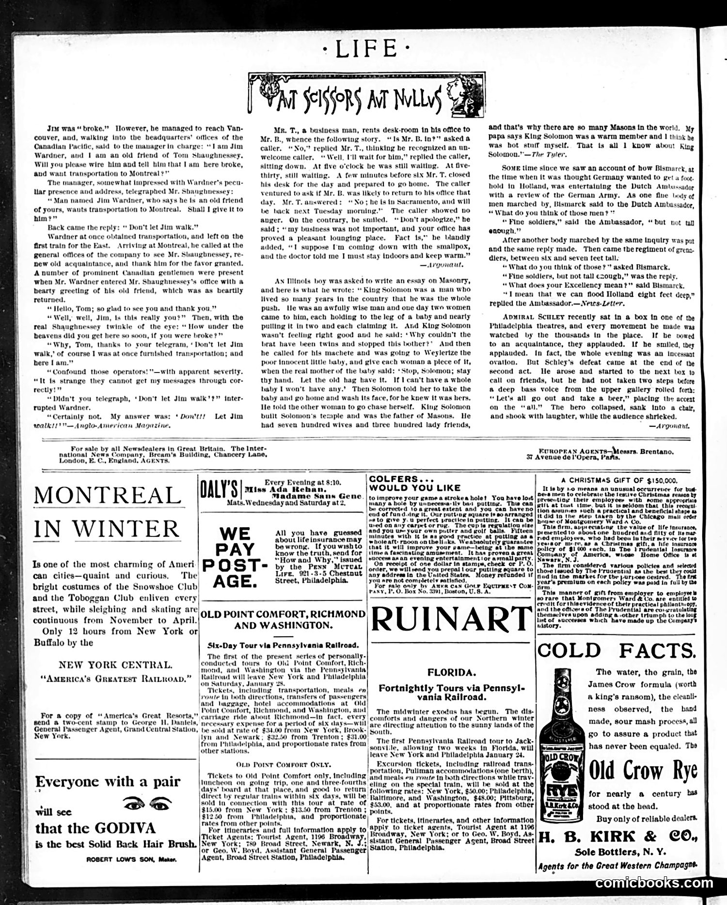 Life — January 19, 1899 — page 16 of 20