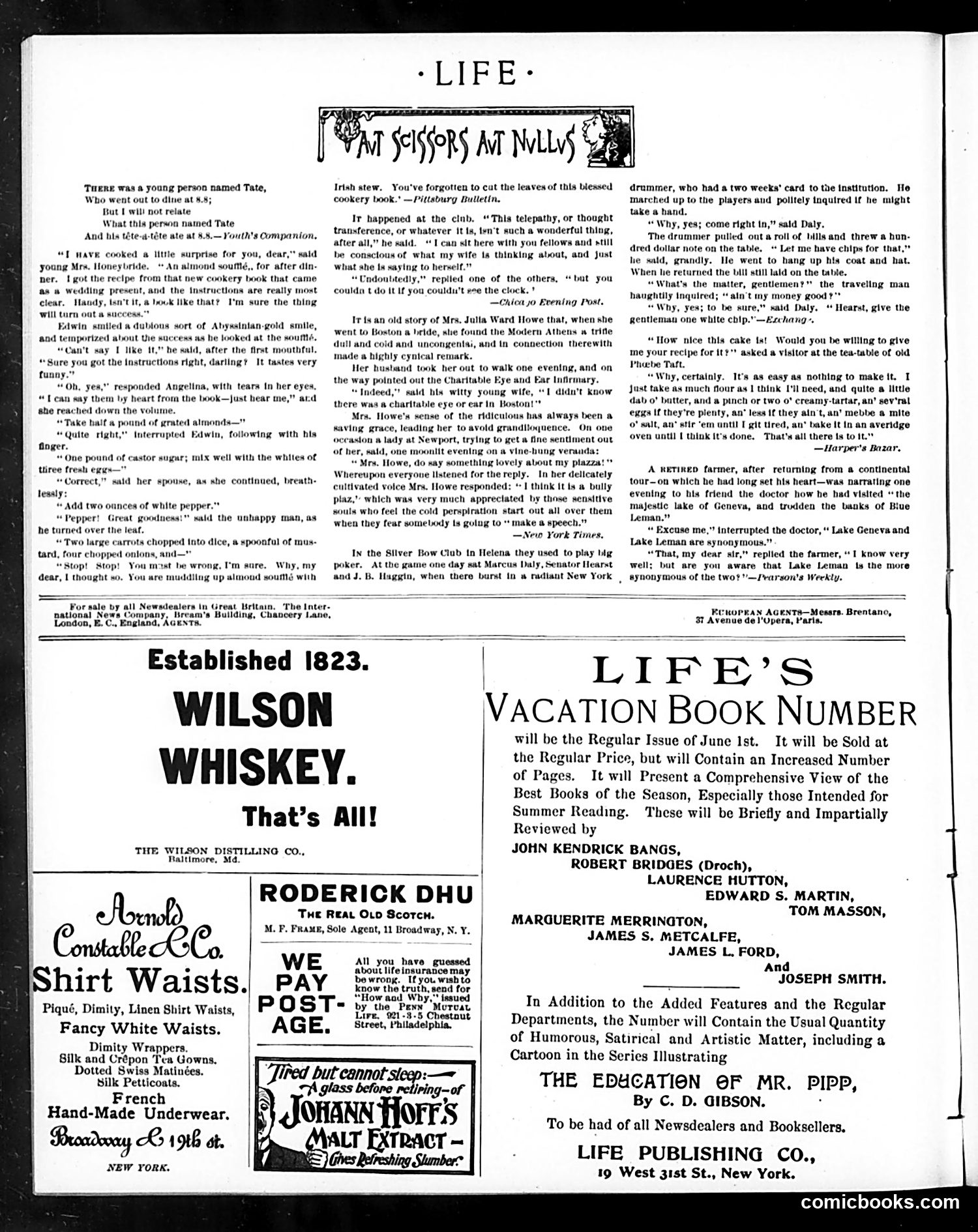 Life — May 25, 1899 — page 16 of 20