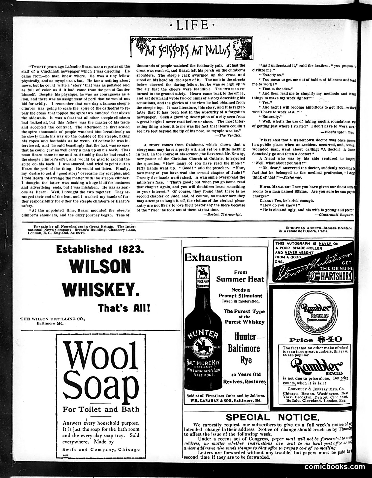 Life — August 10, 1899 — page 16 of 20