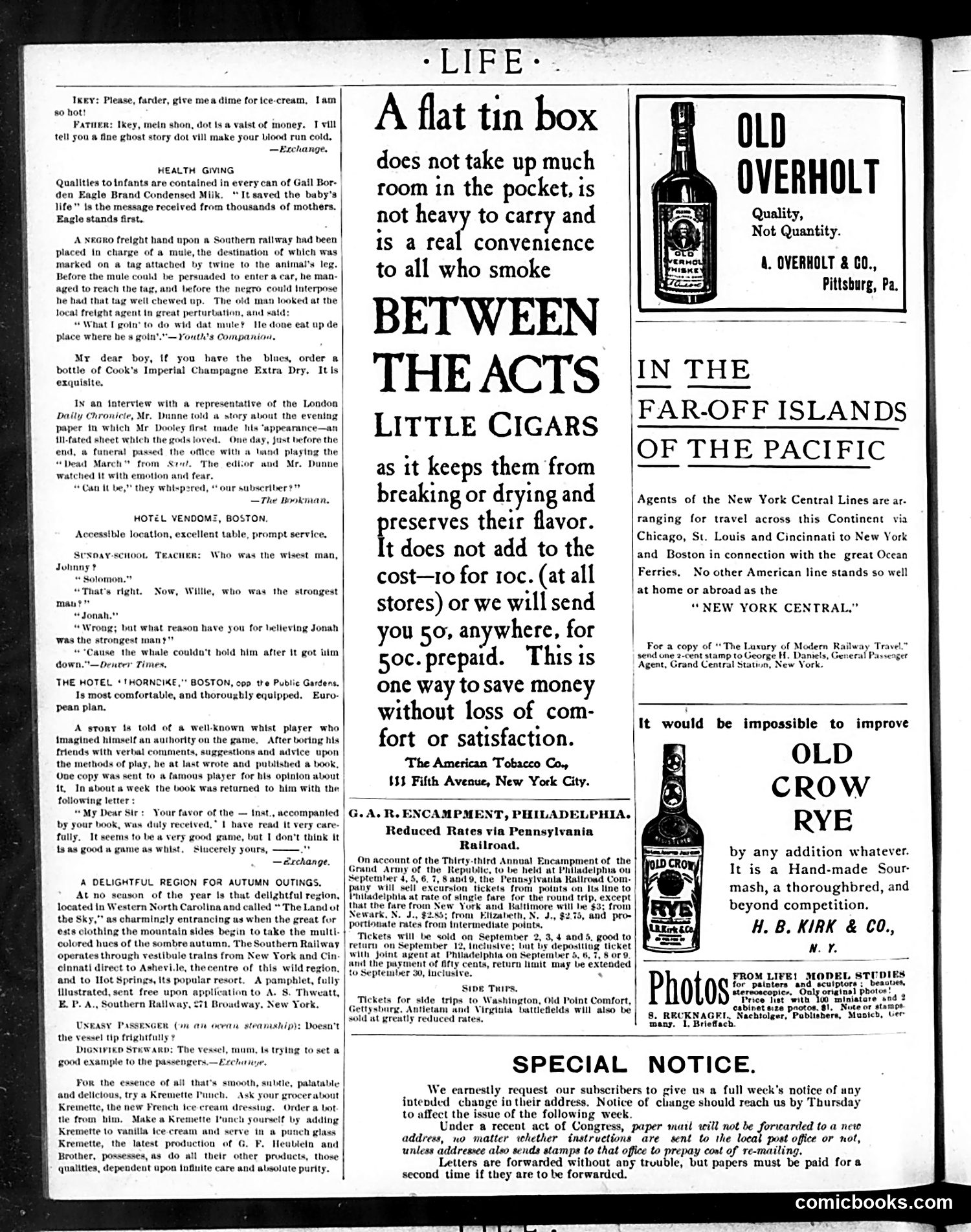 Life — August 31, 1899 — page 18 of 20