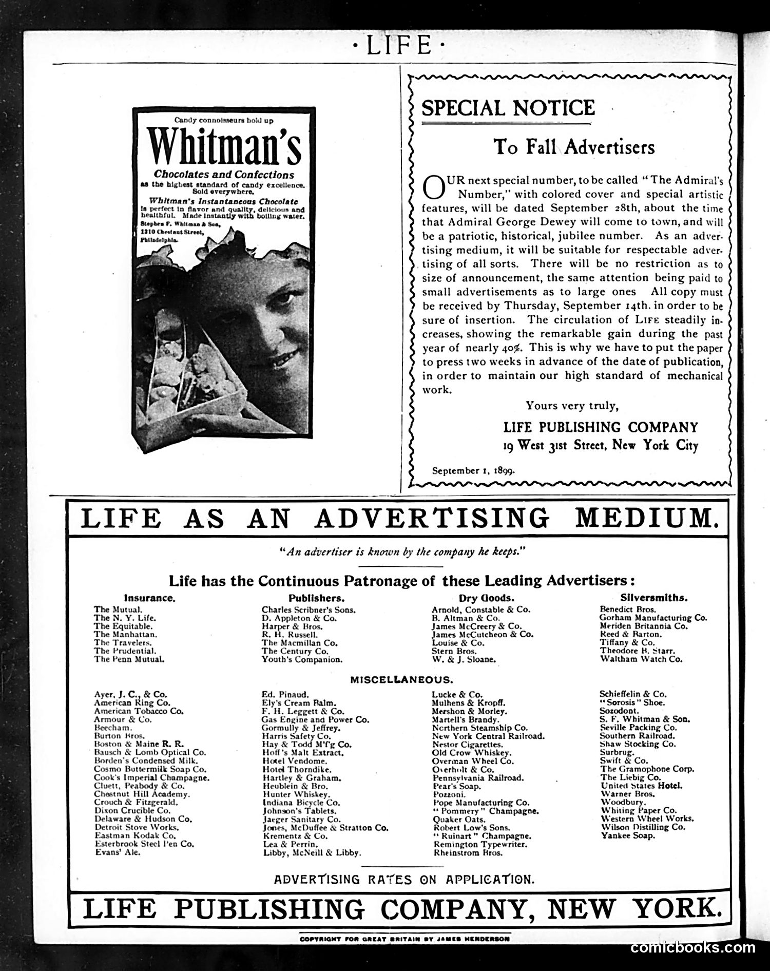 Life — September 7, 1899 — page 2 of 20