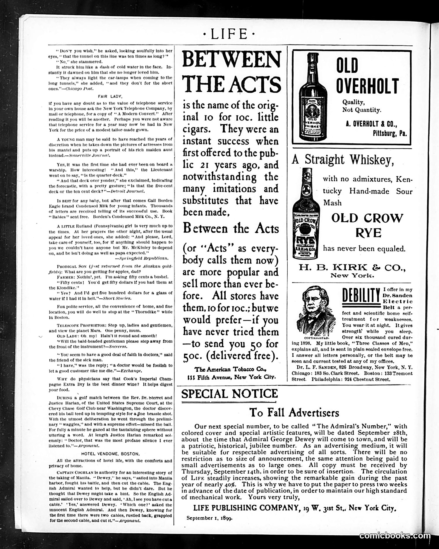 Life — September 14, 1899 — page 18 of 20