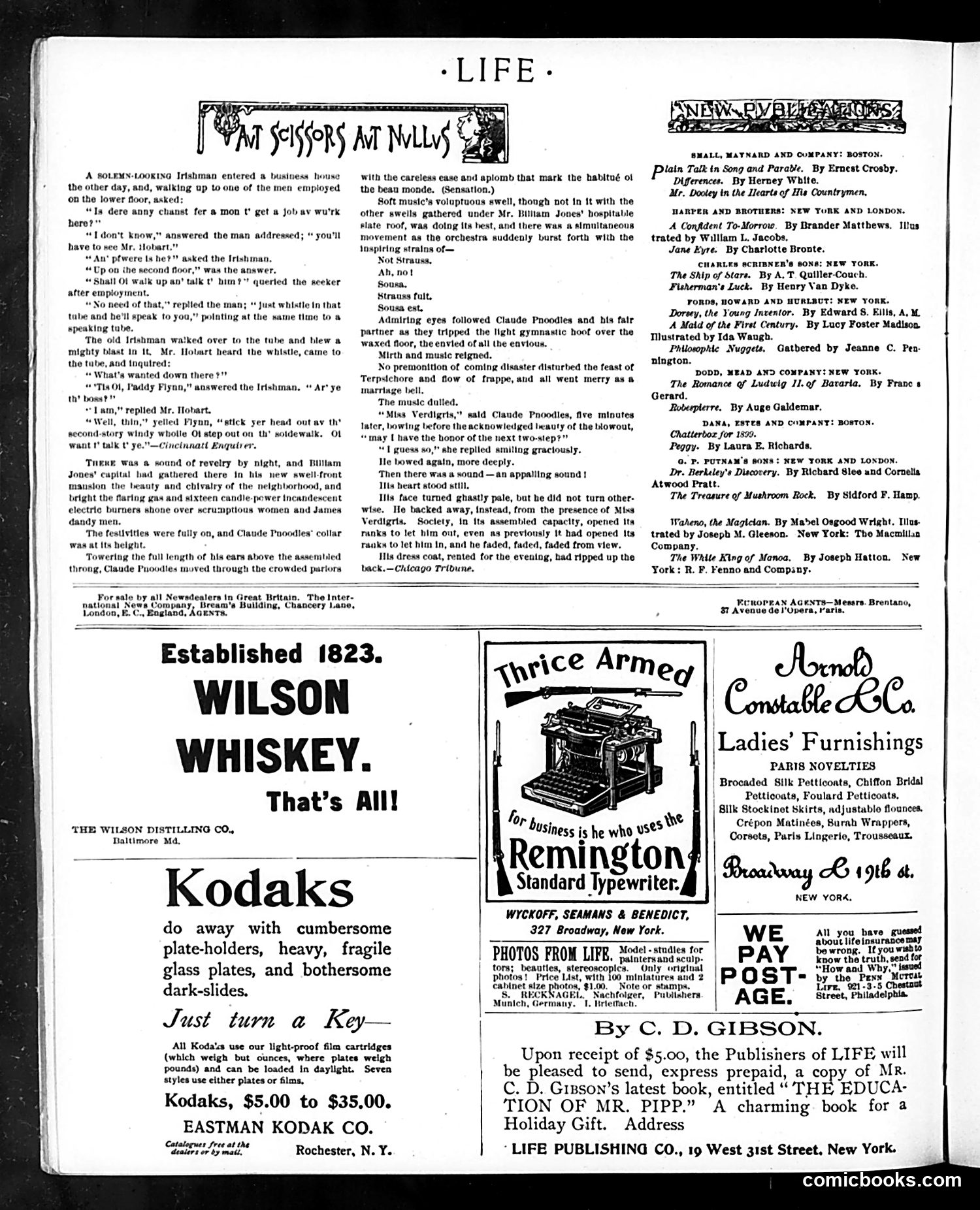 Life — November 9, 1899 — page 16 of 20