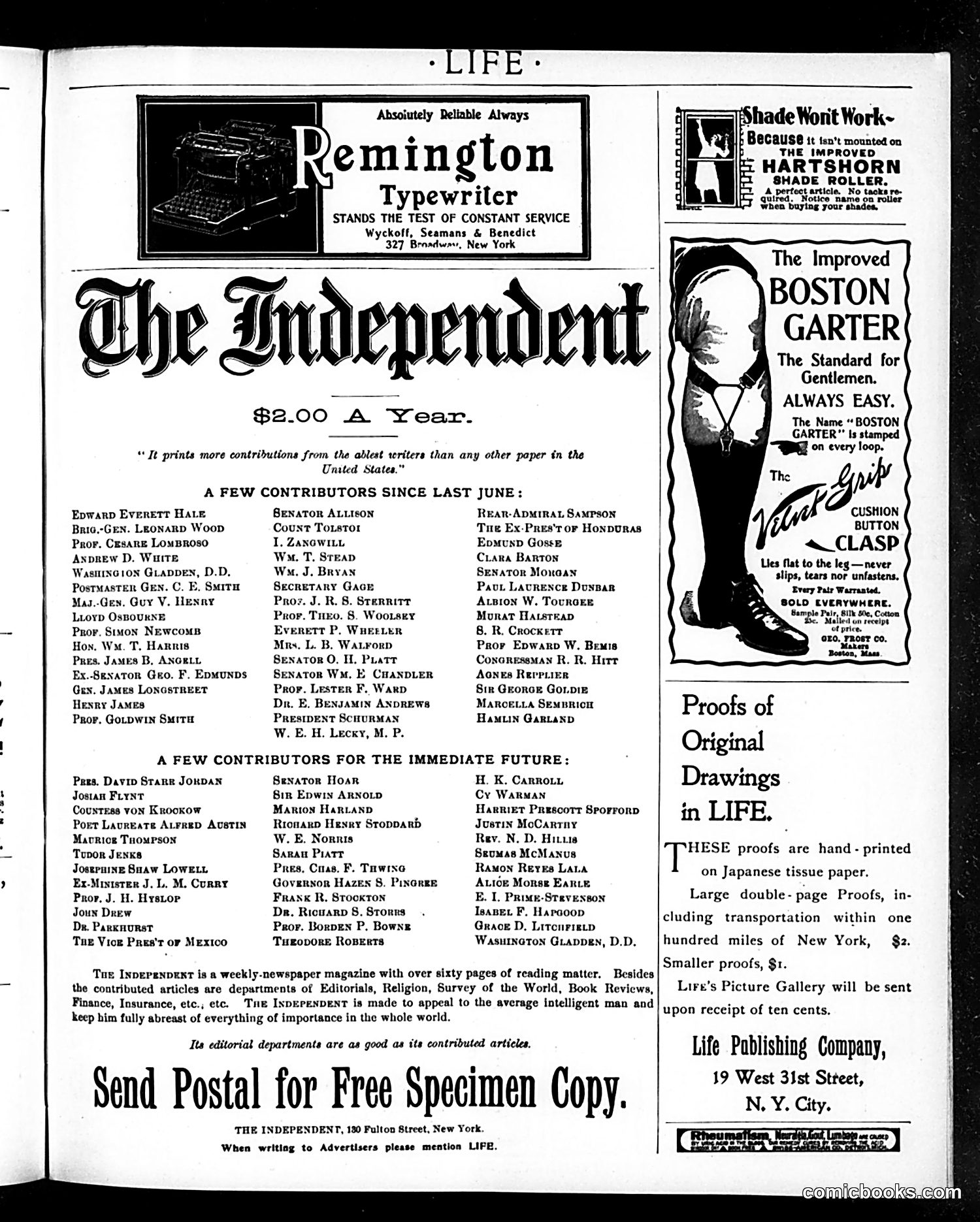 Life — November 16, 1899 — page 19 of 20
