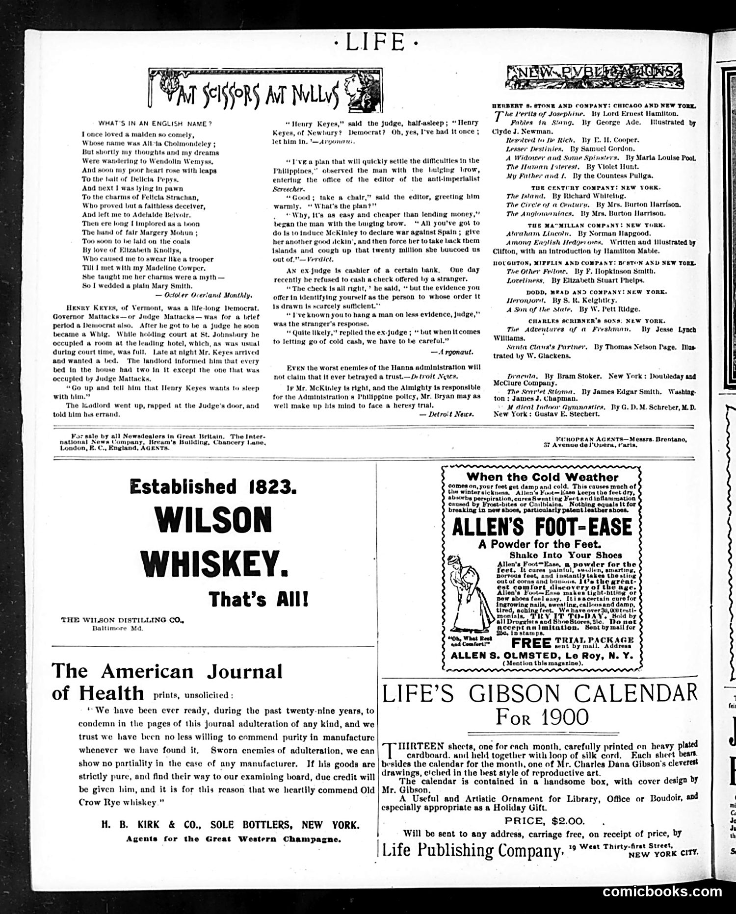 Life — November 23, 1899 — page 16 of 20
