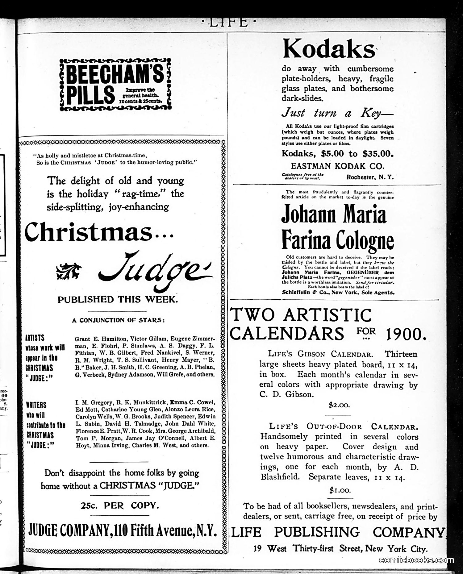 Life — December 21, 1899 — page 19 of 20