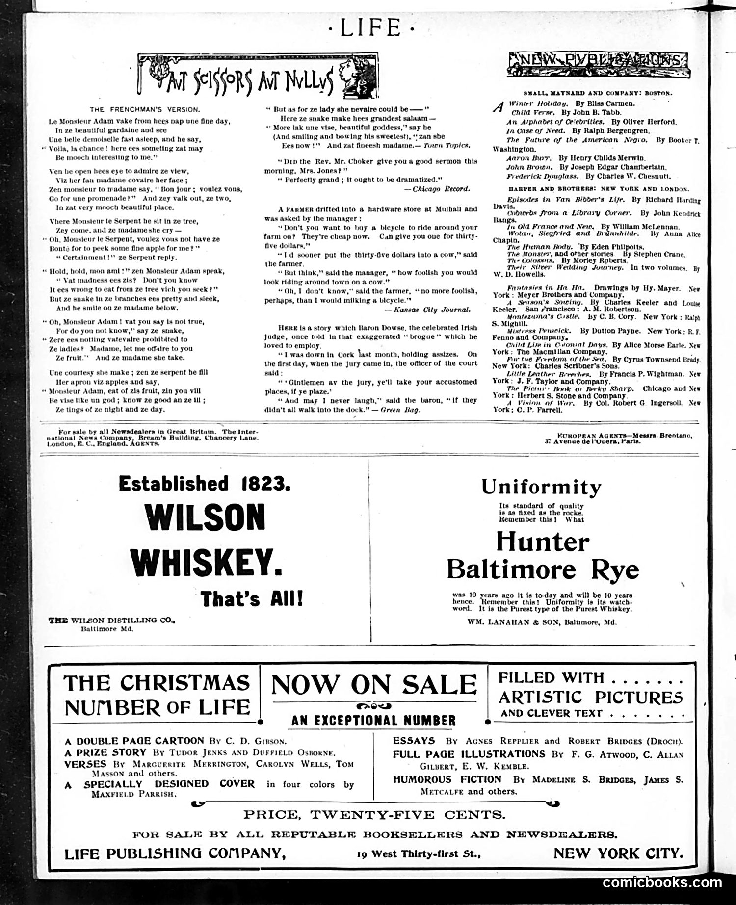 Life — December 28, 1899 — page 16 of 21