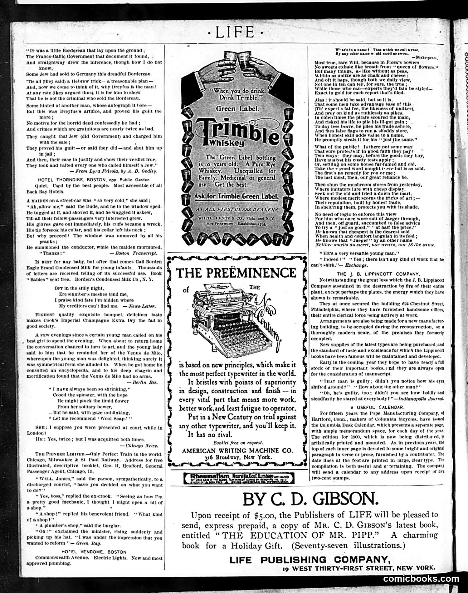 Life — December 28, 1899 — page 18 of 21