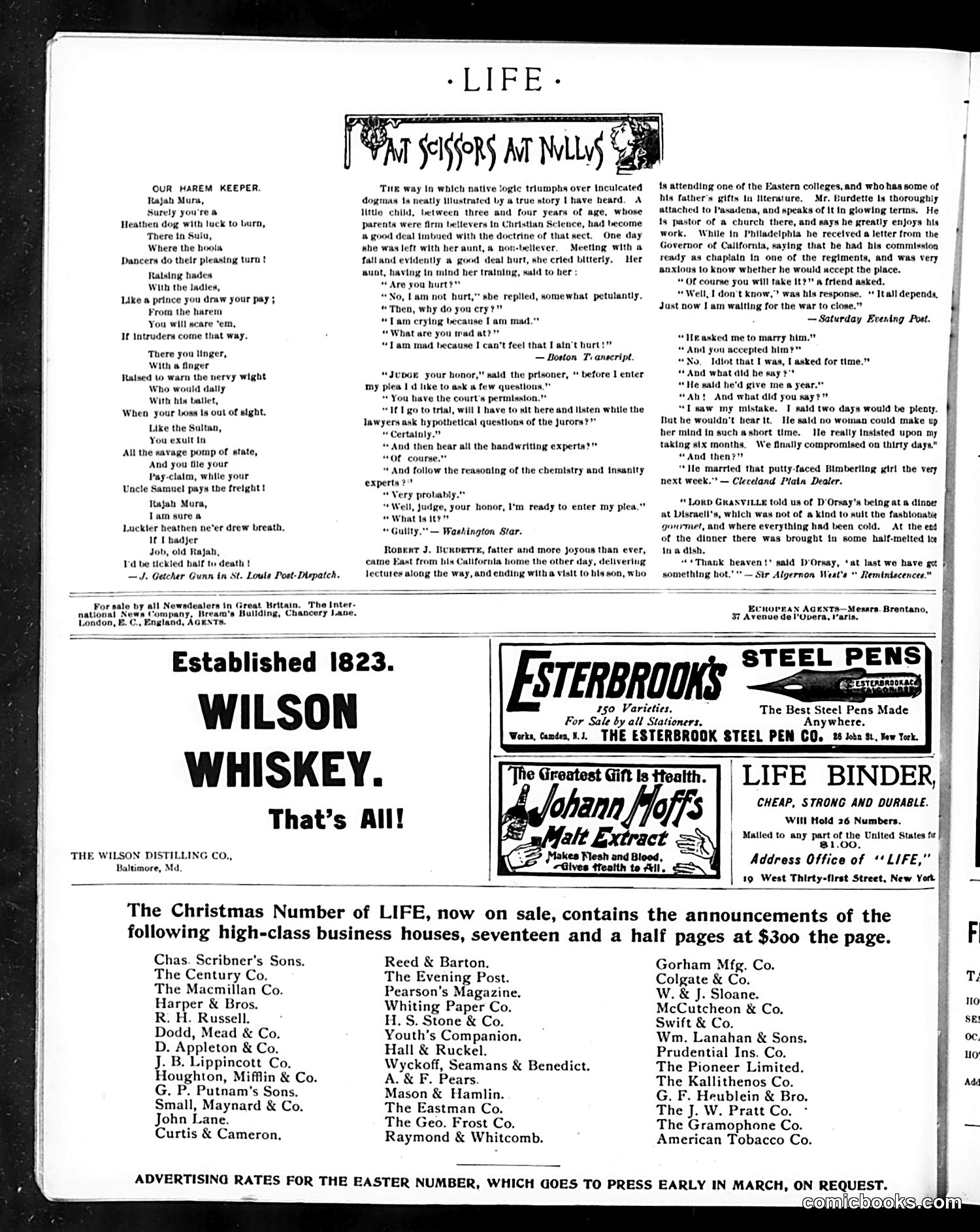 Life — January 18, 1900 — page 16 of 20