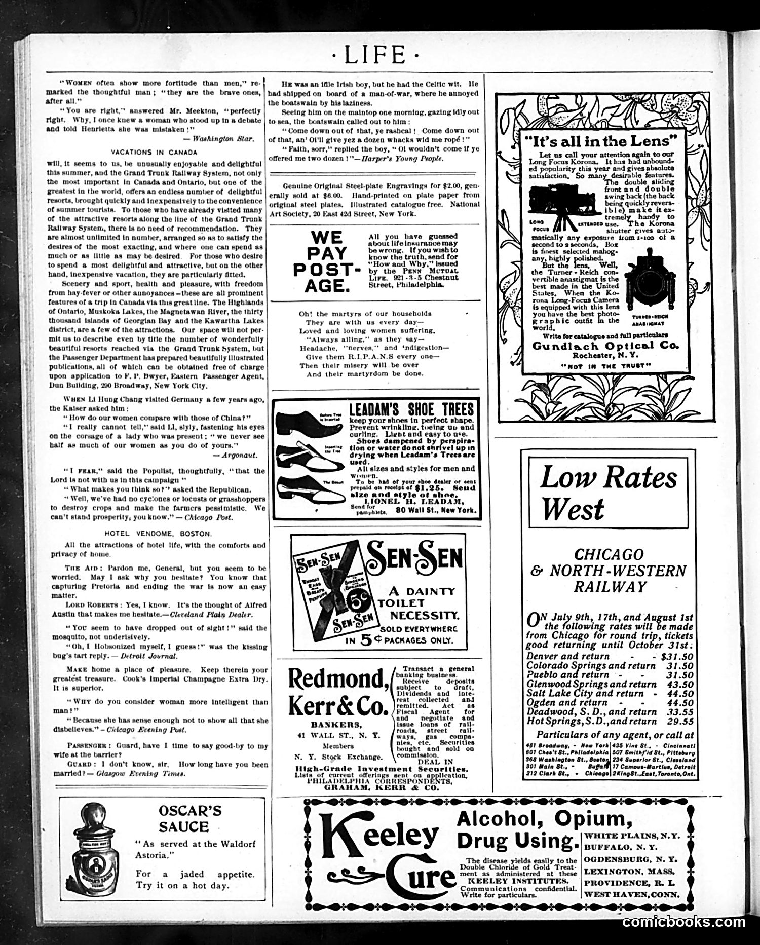 Life — August 9, 1900 — page 18 of 20