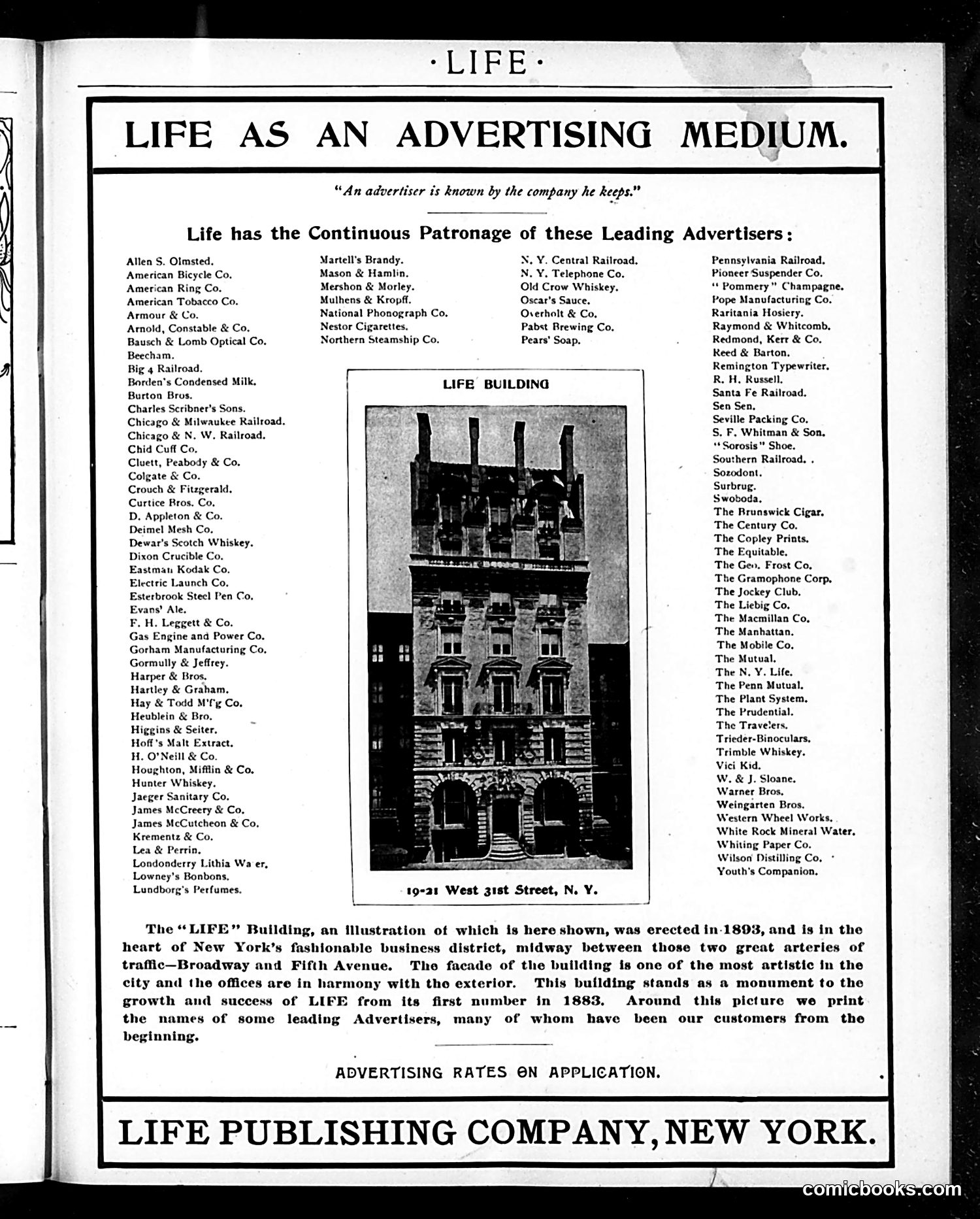 Life — August 9, 1900 — page 19 of 20