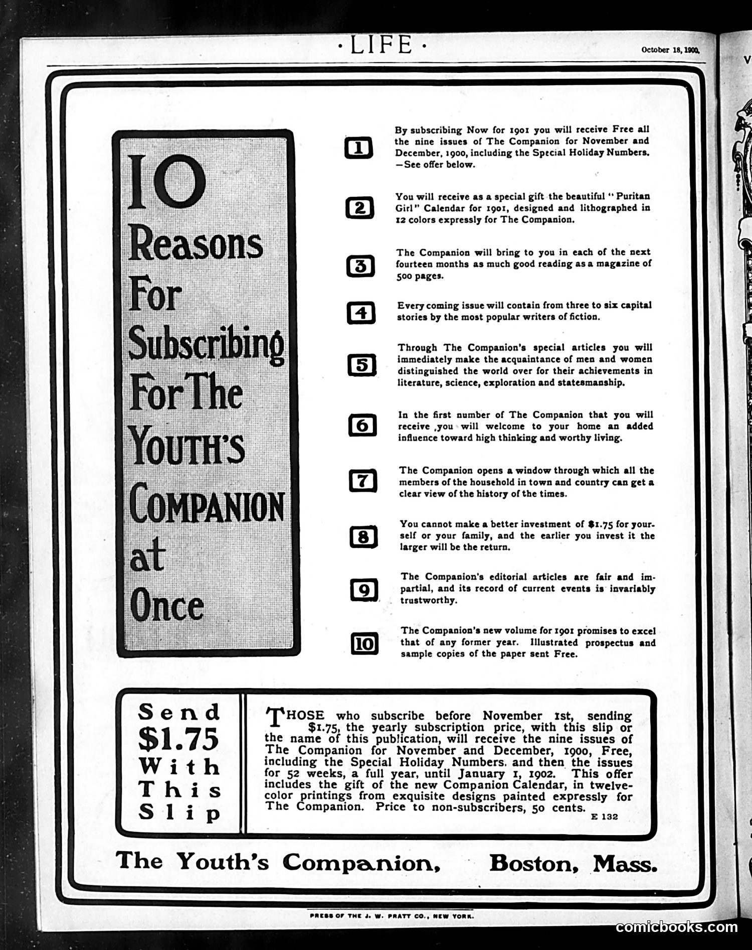 Life — October 18, 1900 — page 22 of 22