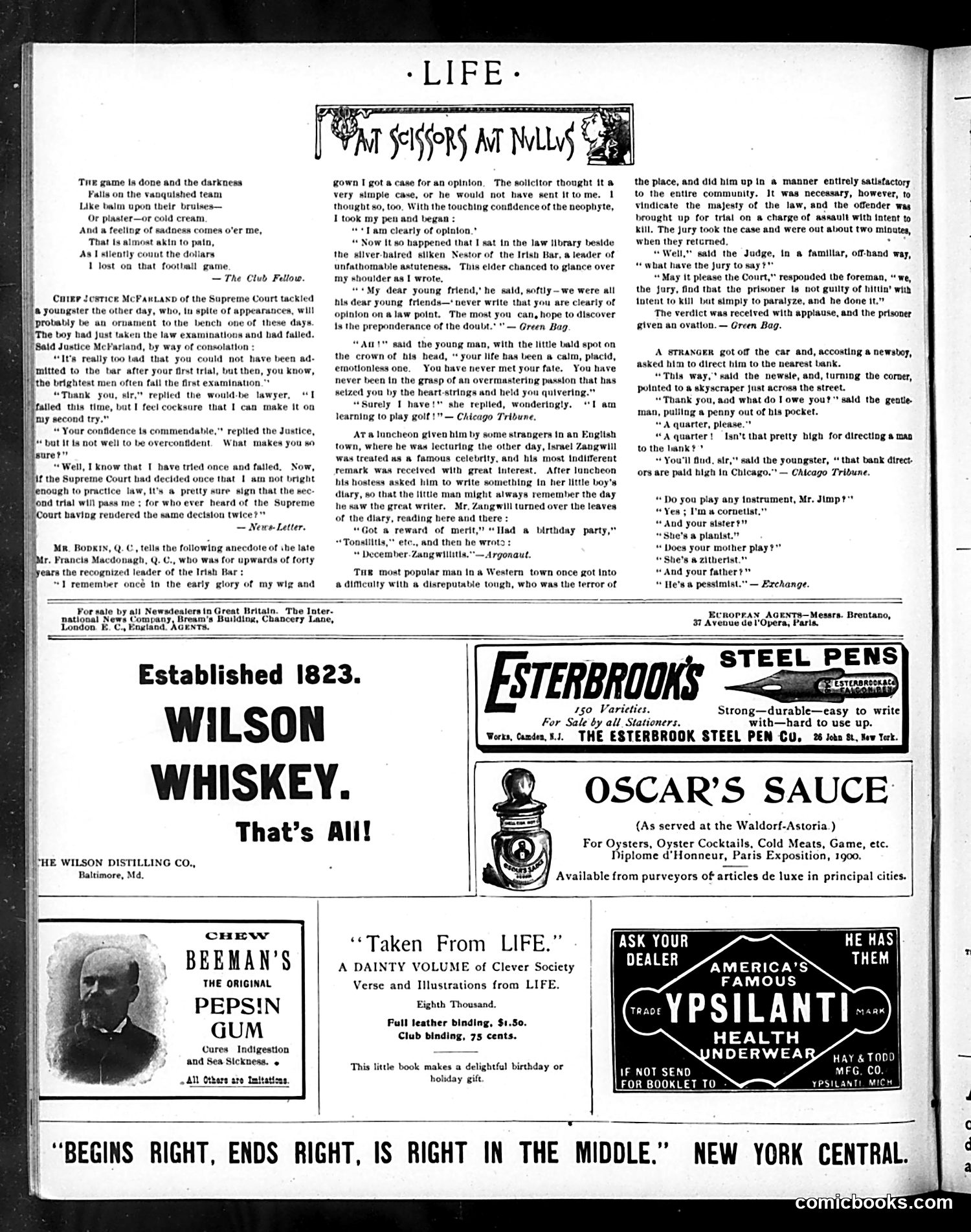 Life — November 8, 1900 — page 16 of 20