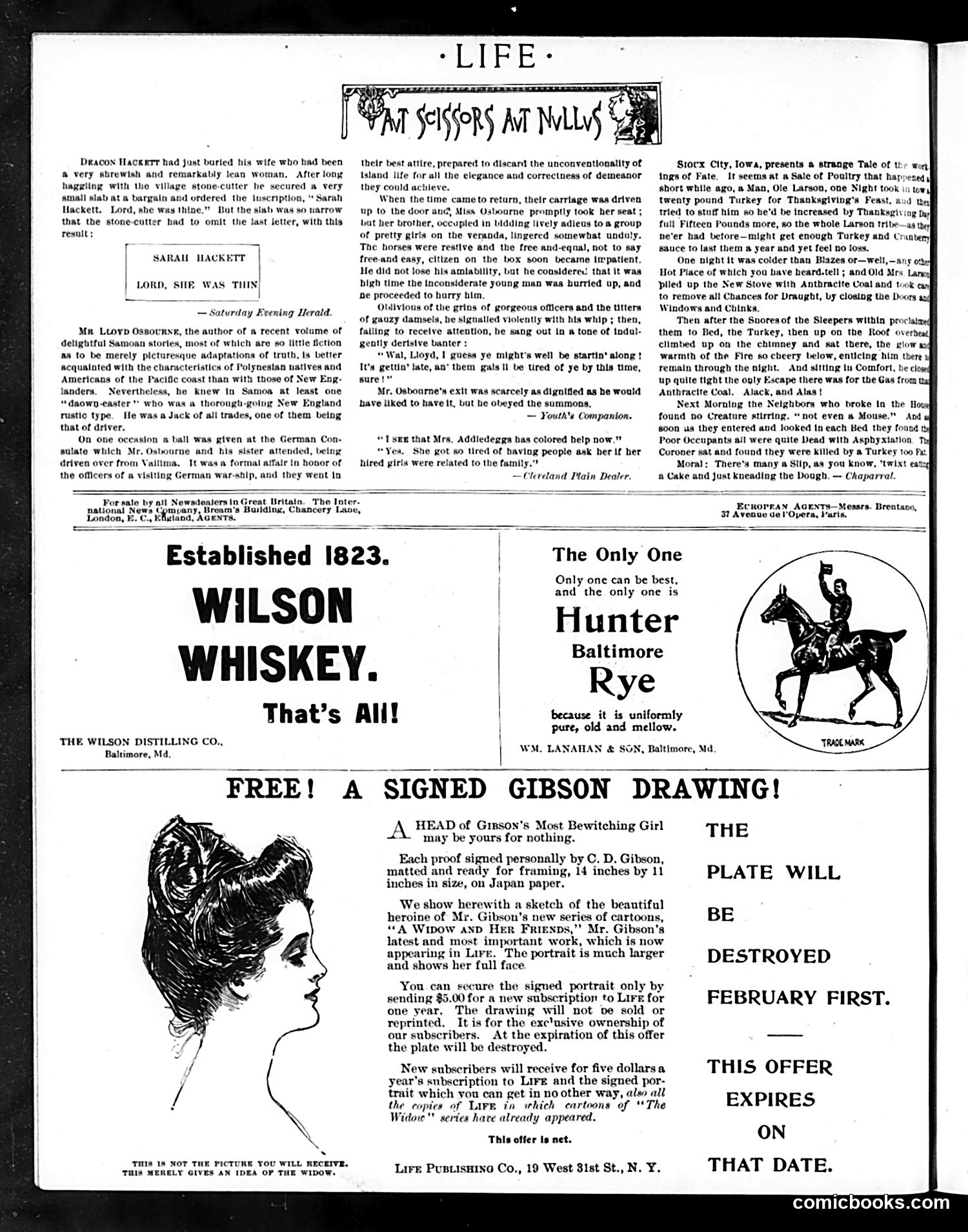 Life — January 10, 1901 — page 16 of 20