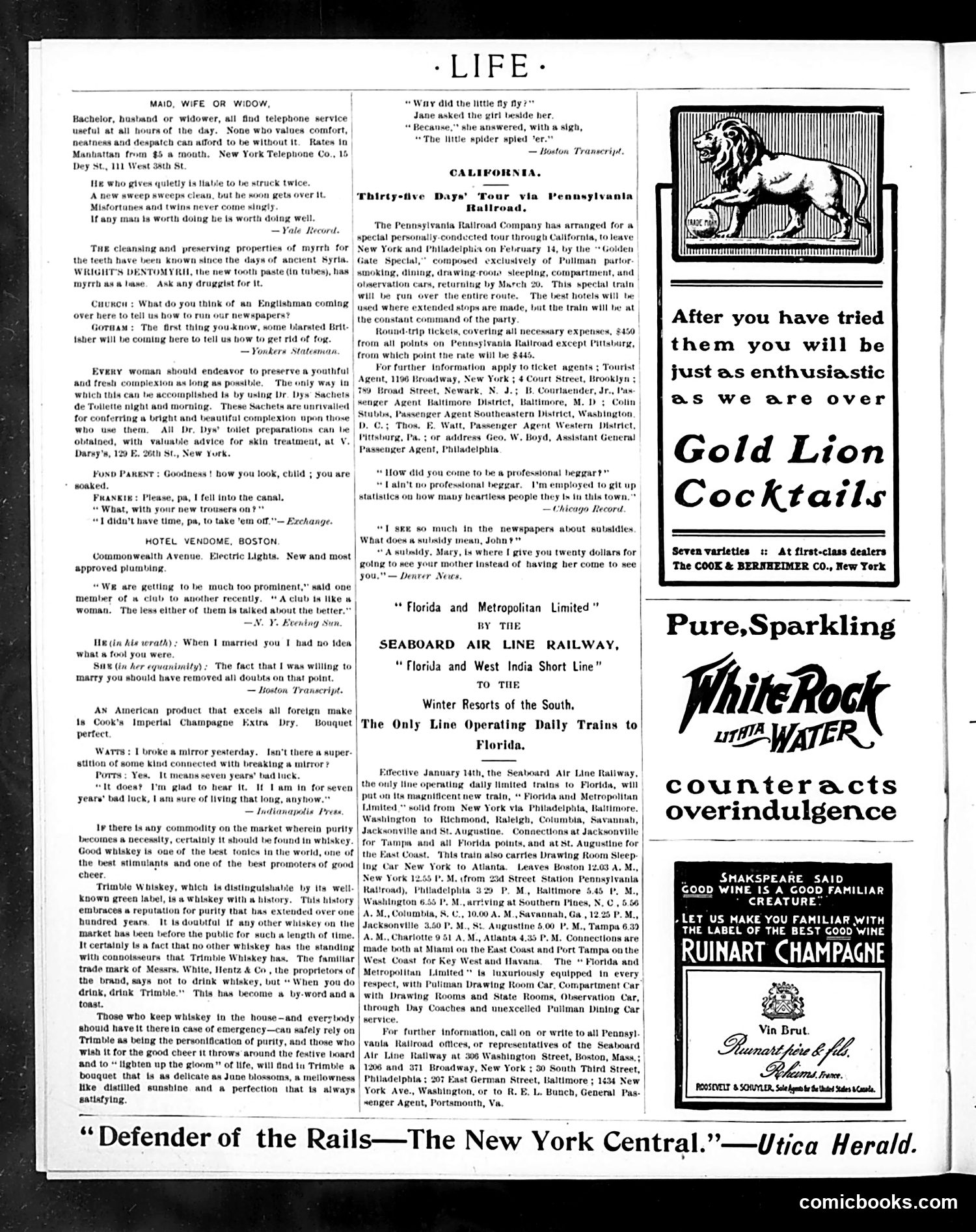 Life — January 31, 1901 — page 18 of 20