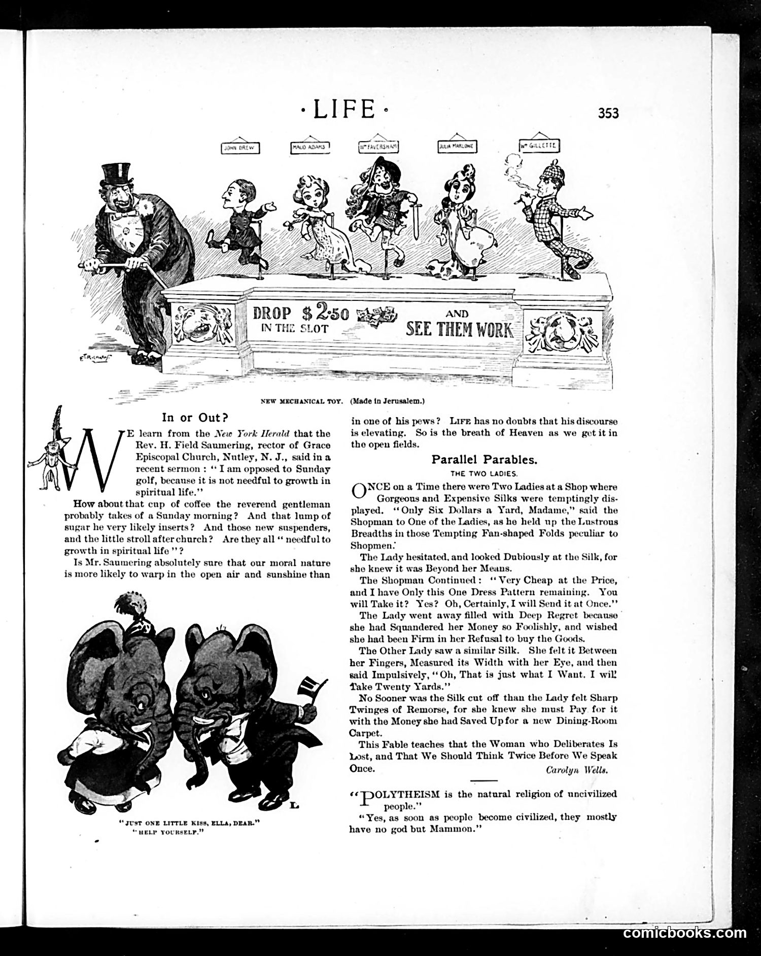 Life — October 31, 1901 — page 13 of 20