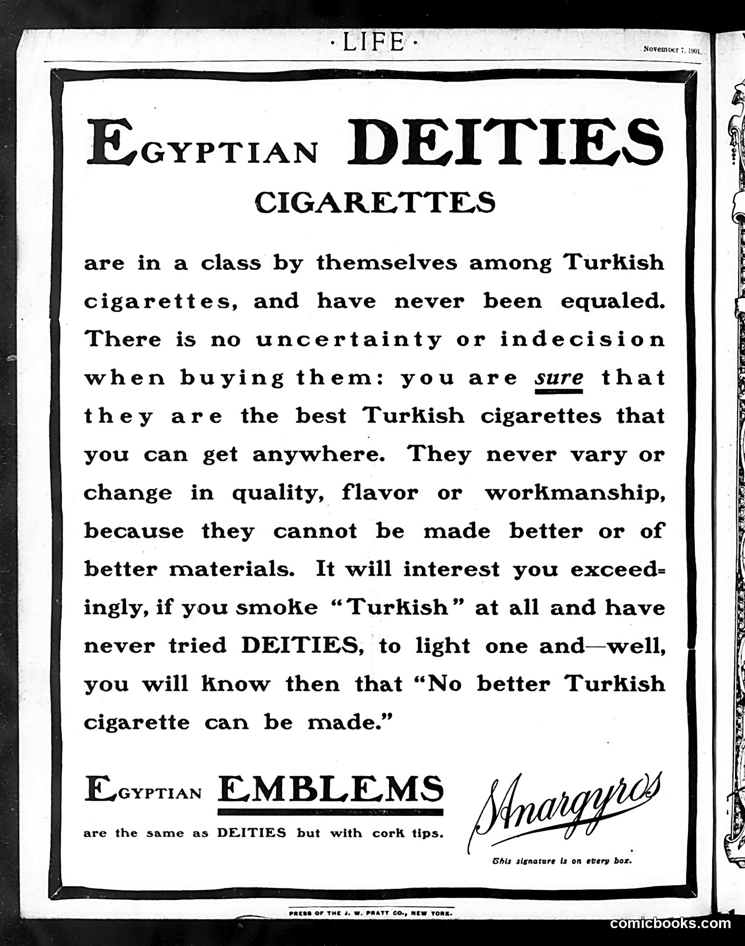 Life — November 7, 1901 — page 20 of 20