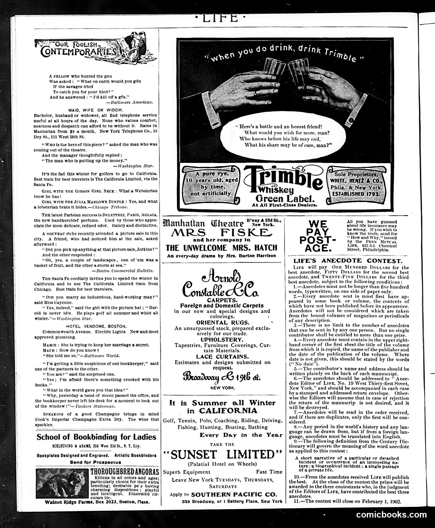 Life — December 12, 1901 — page 18 of 20