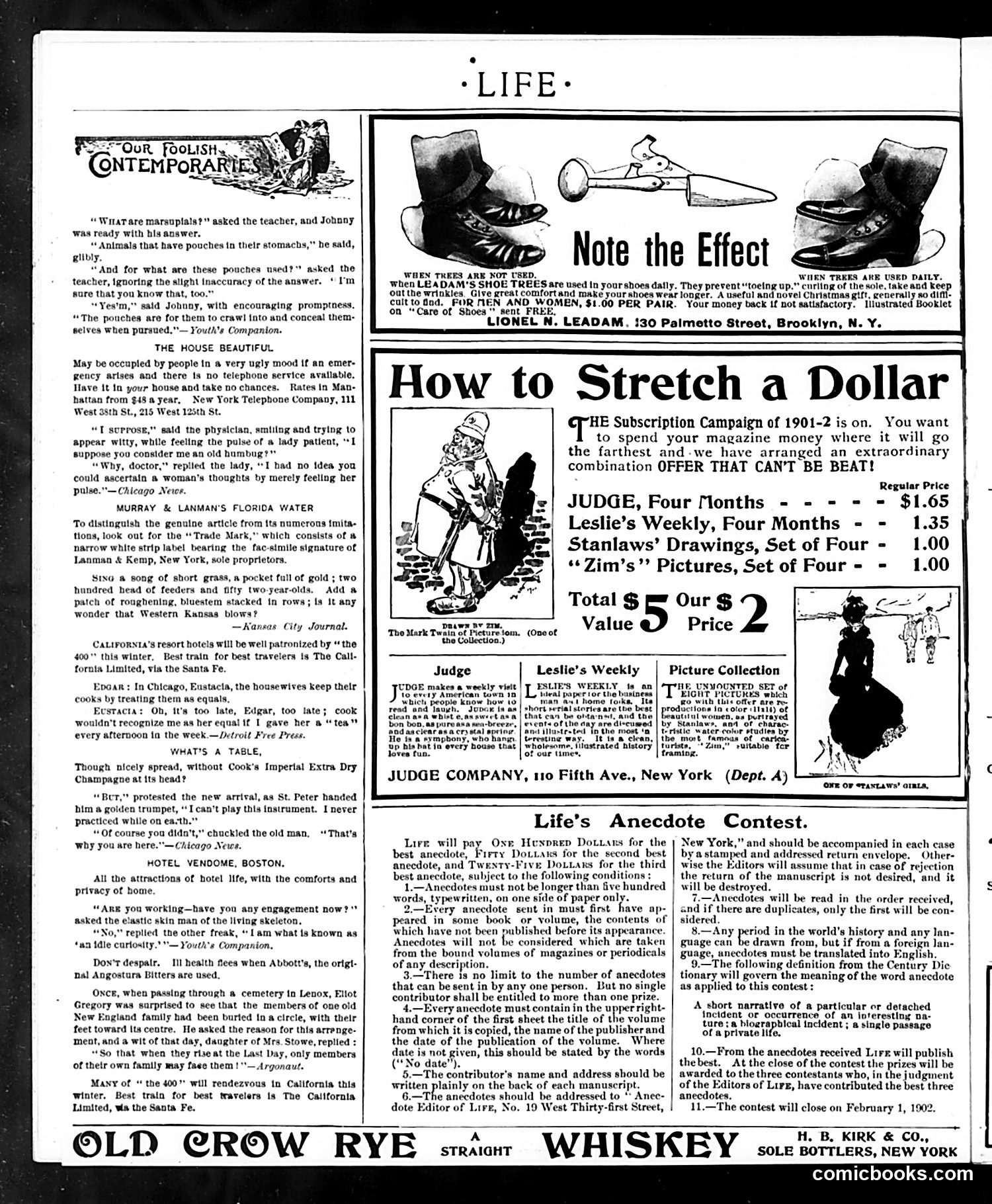 Life — December 19, 1901 — page 18 of 20
