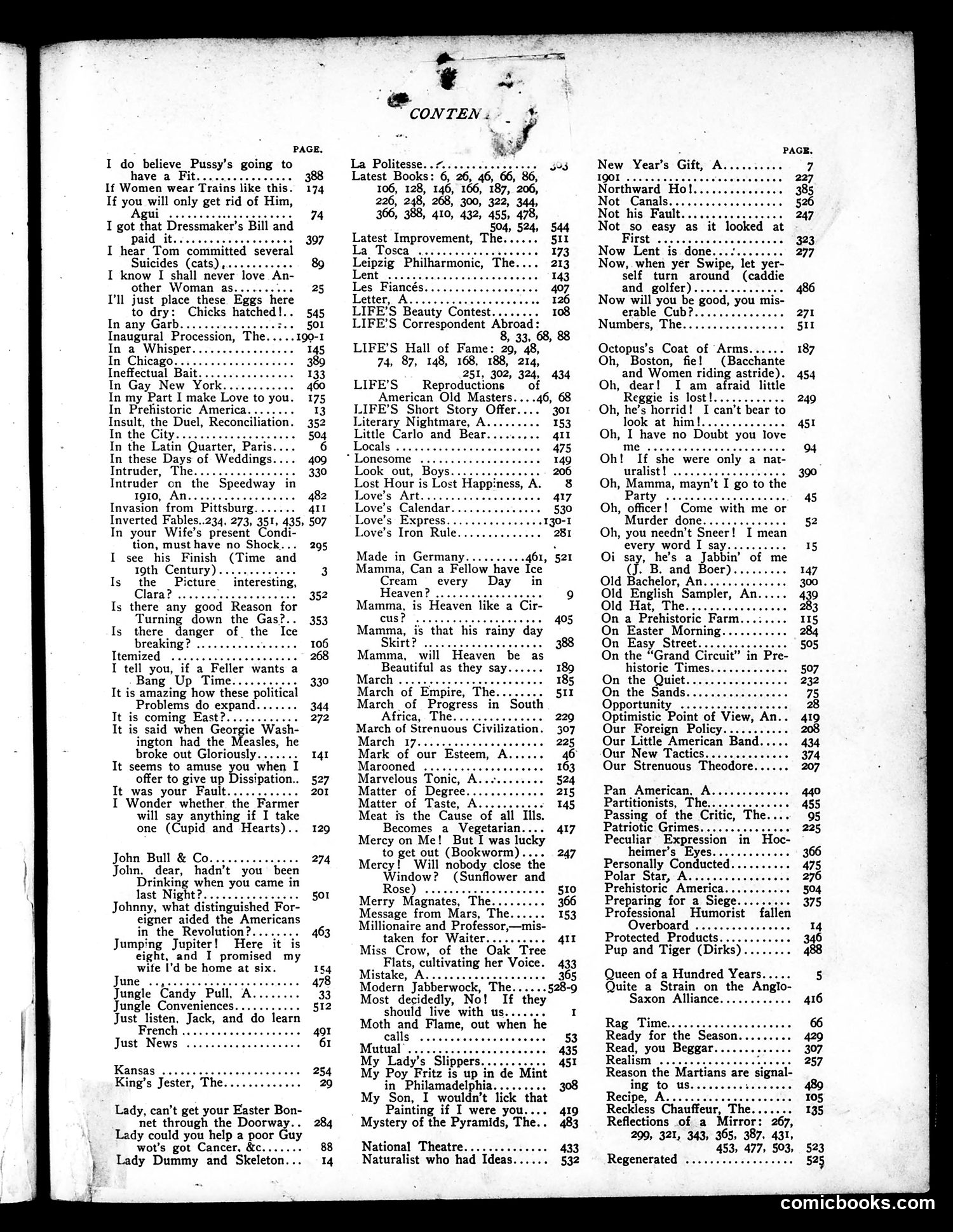 Life — 1901