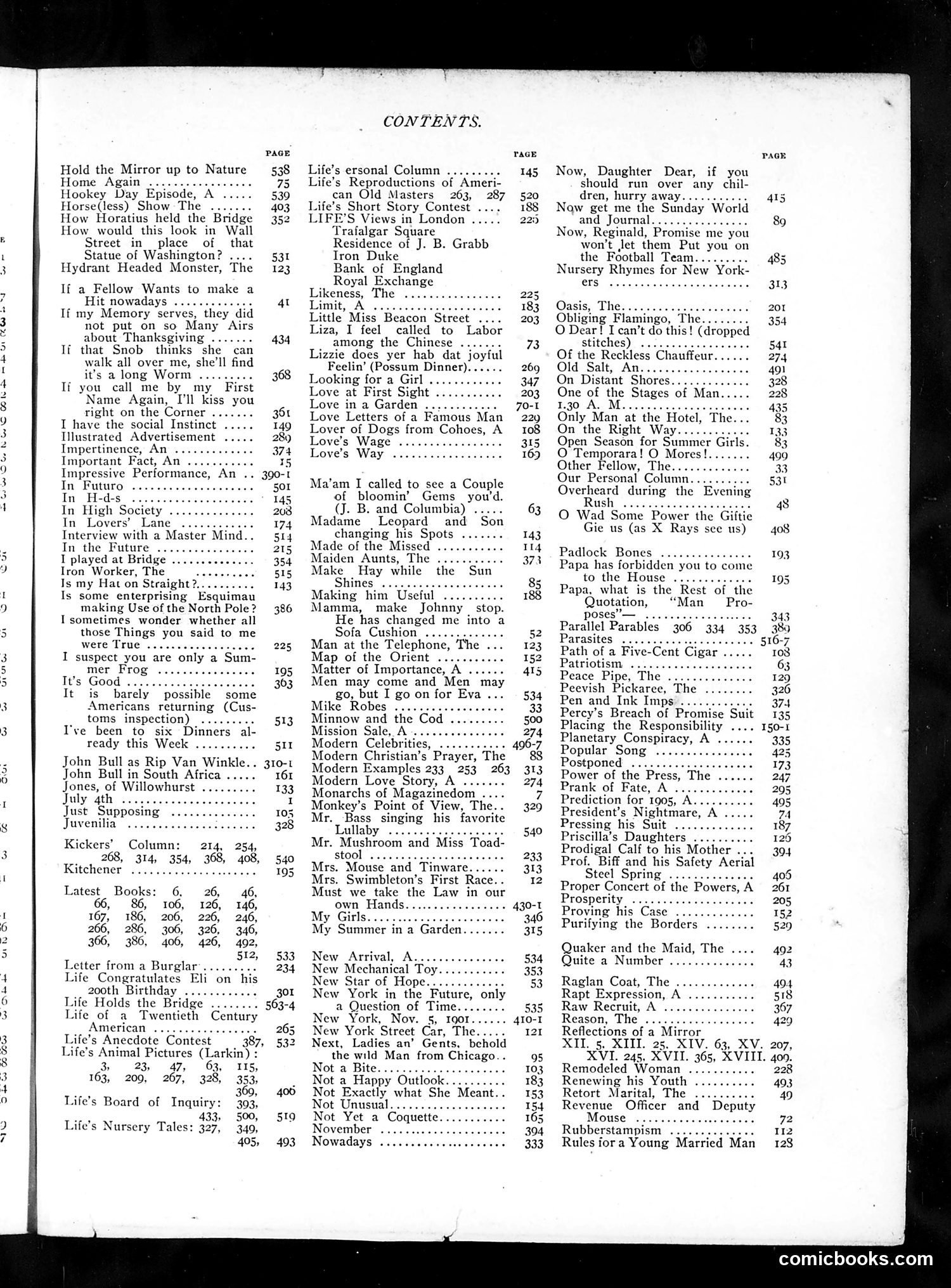Life — 1901