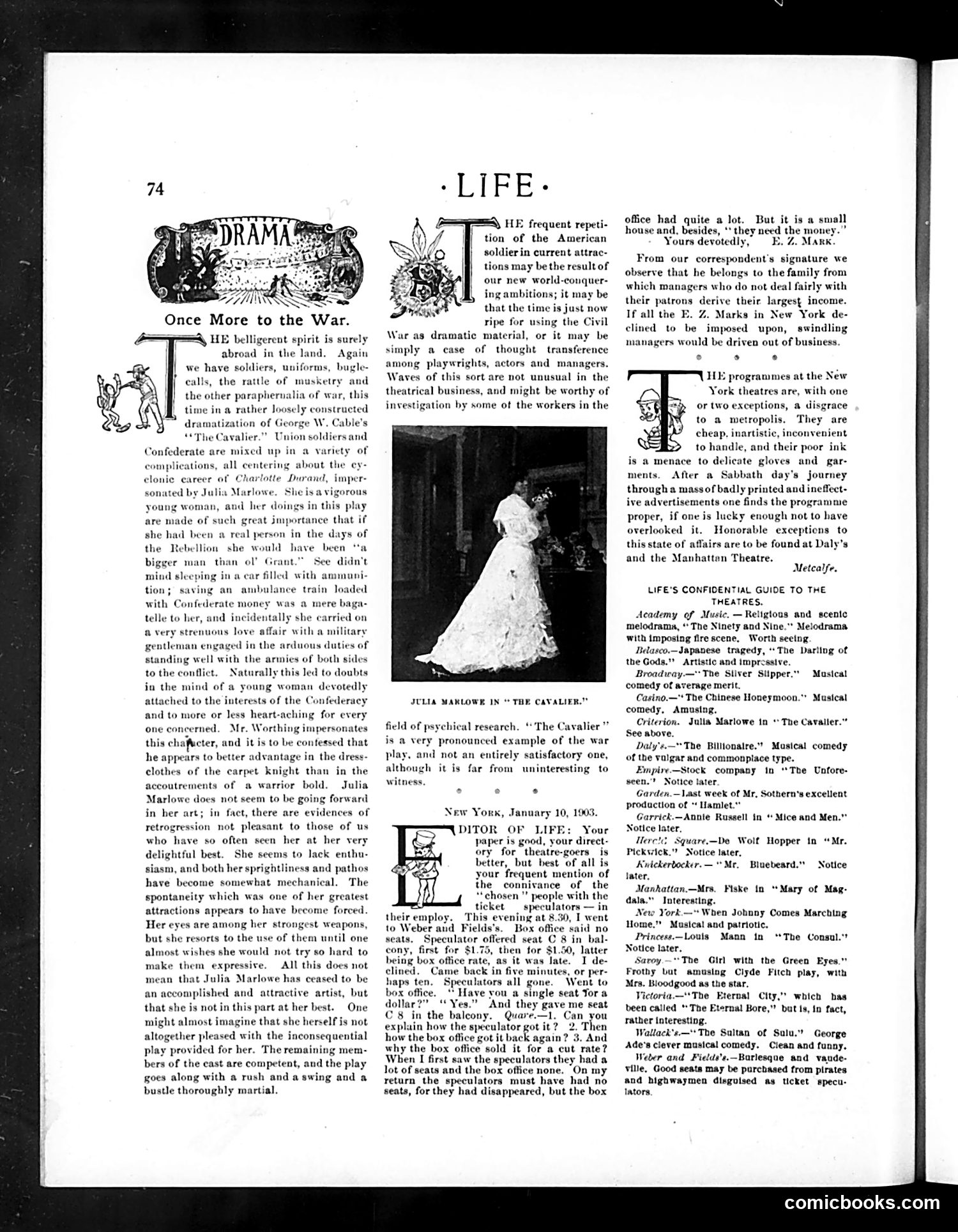Life — January 22, 1903 — page 12 of 20