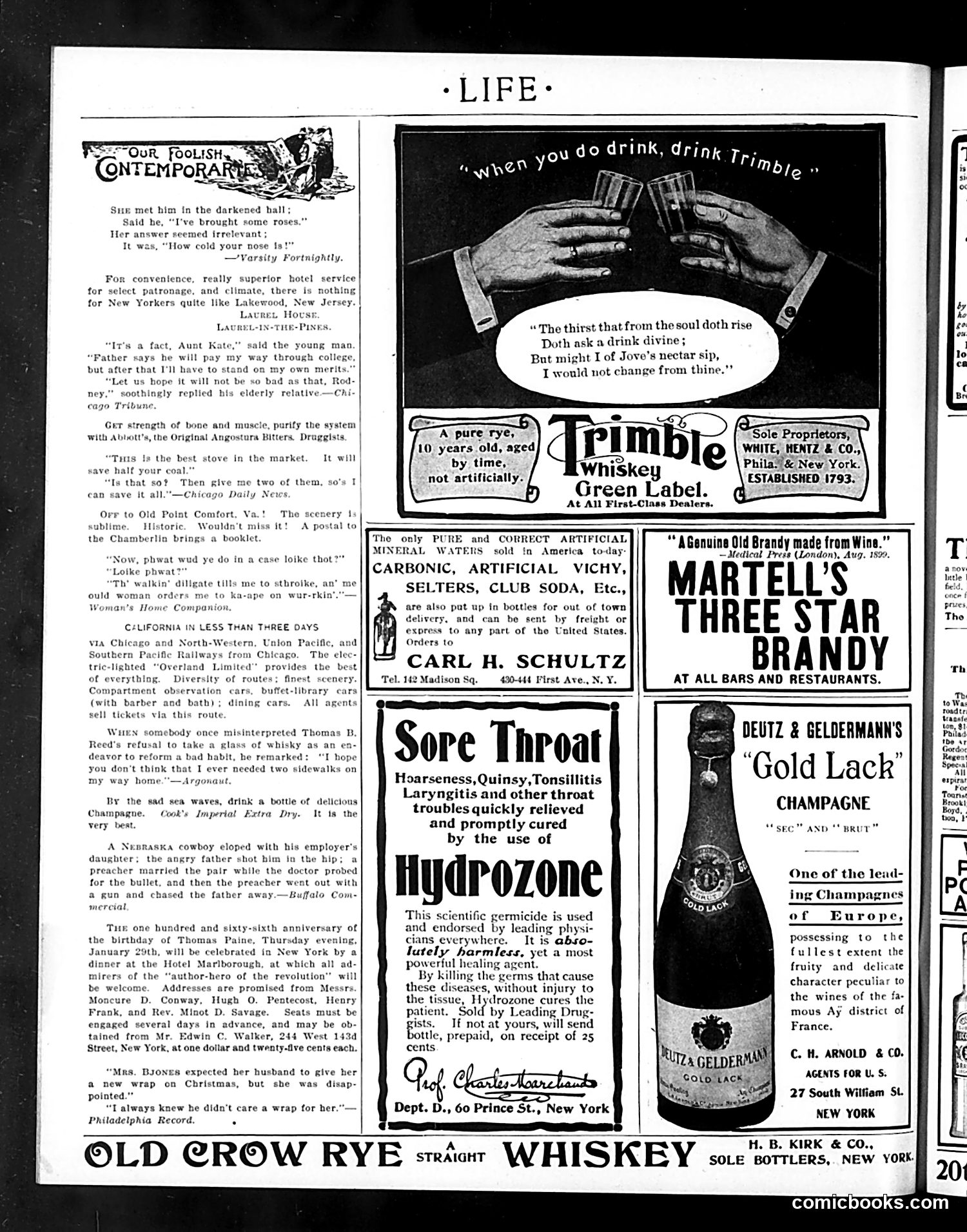 Life — January 22, 1903 — page 18 of 20
