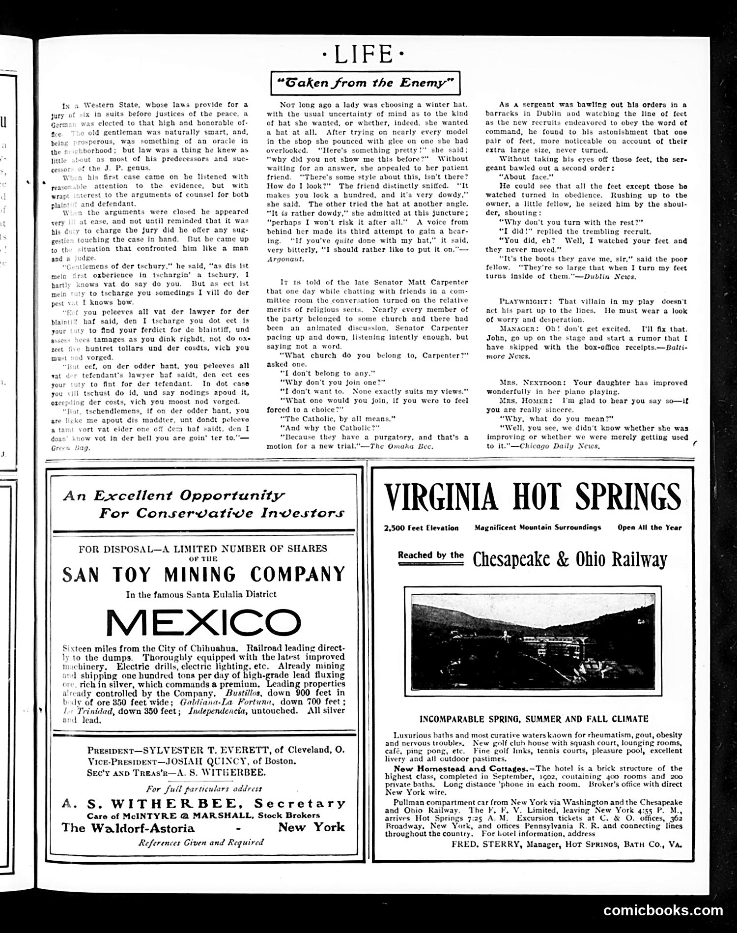 Life — March 12, 1903 — page 3 of 26