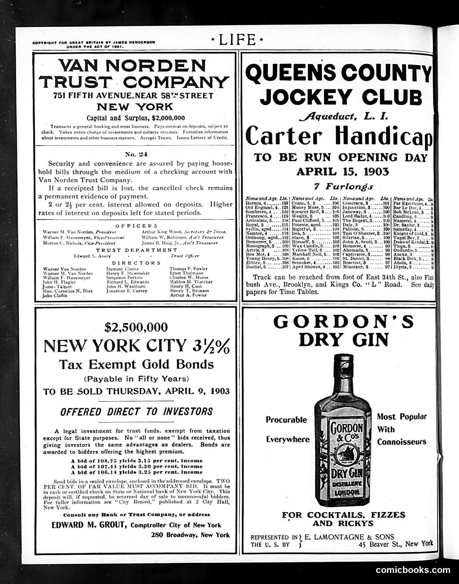Life — April 9, 1903 — page 2 of 22