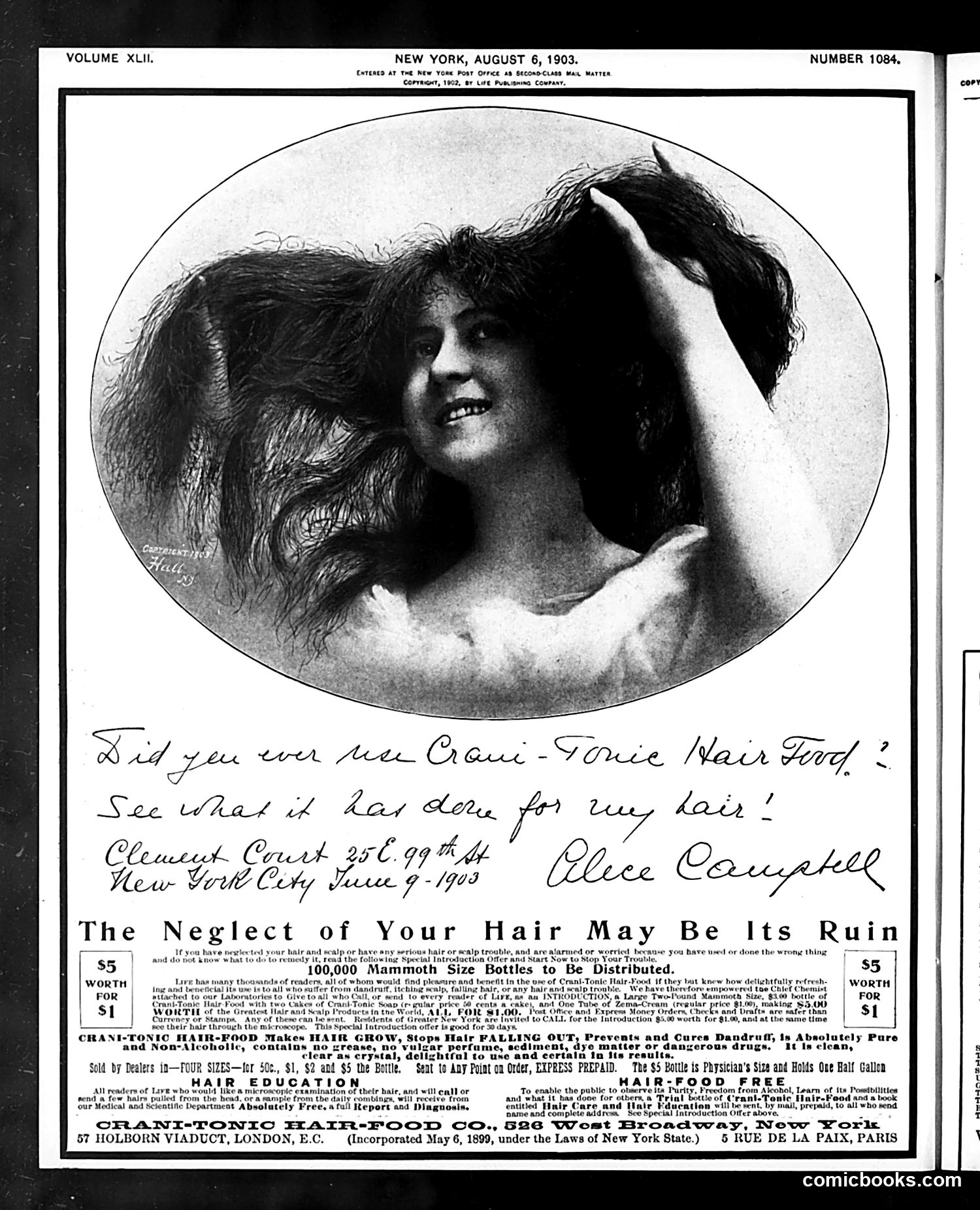 Life — August 6, 1903 — page 2 of 32