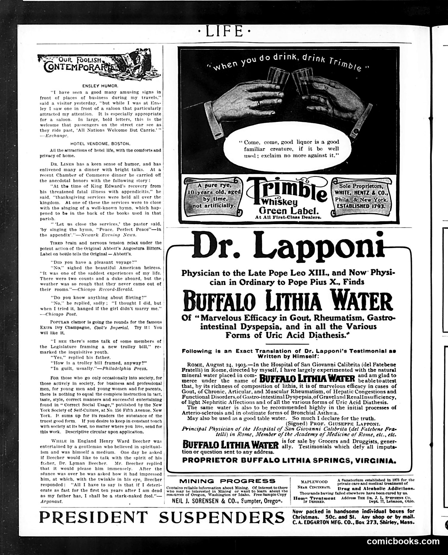 Life — November 12, 1903 — page 18 of 20