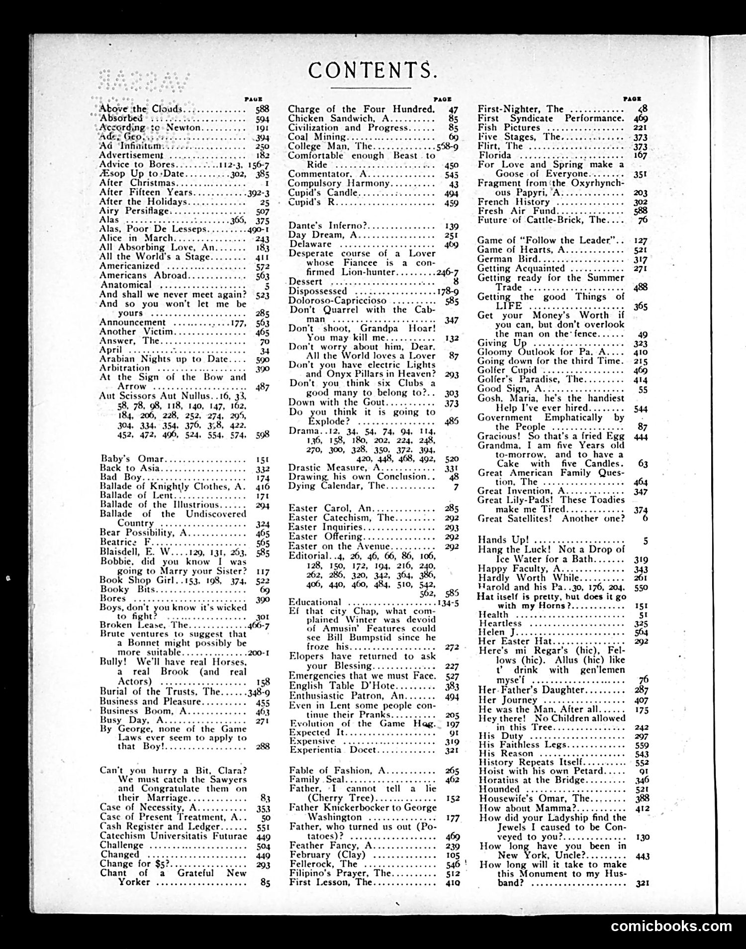 Life — 1903