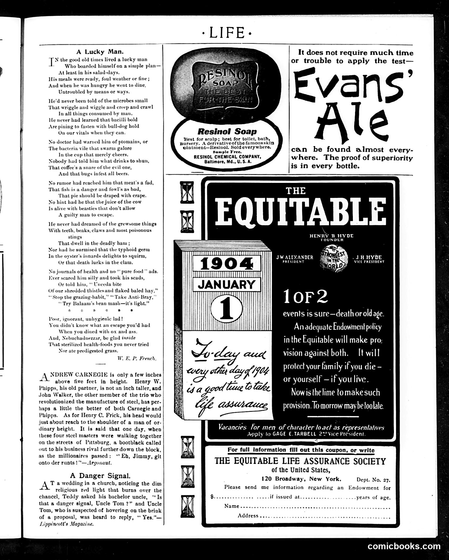 Life — January 7, 1904 — page 31 of 36