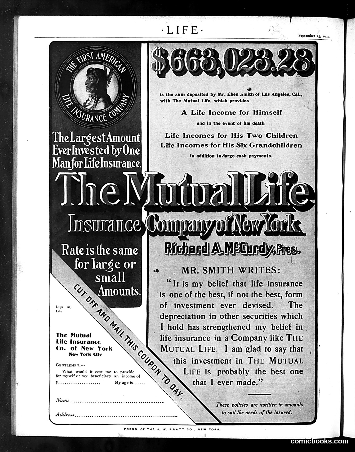 Life — September 15, 1904 — page 20 of 20