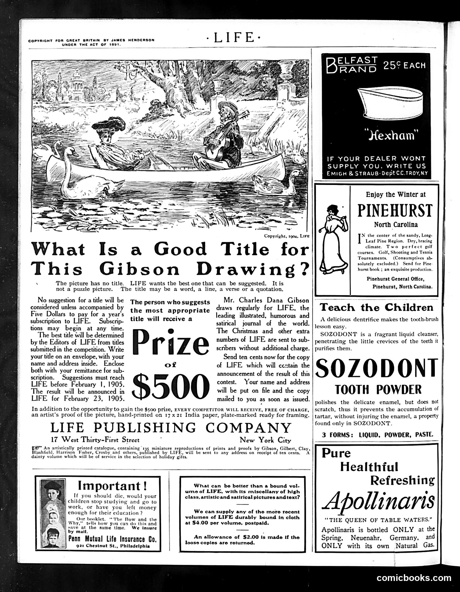Life — December 29, 1904 — page 2 of 21