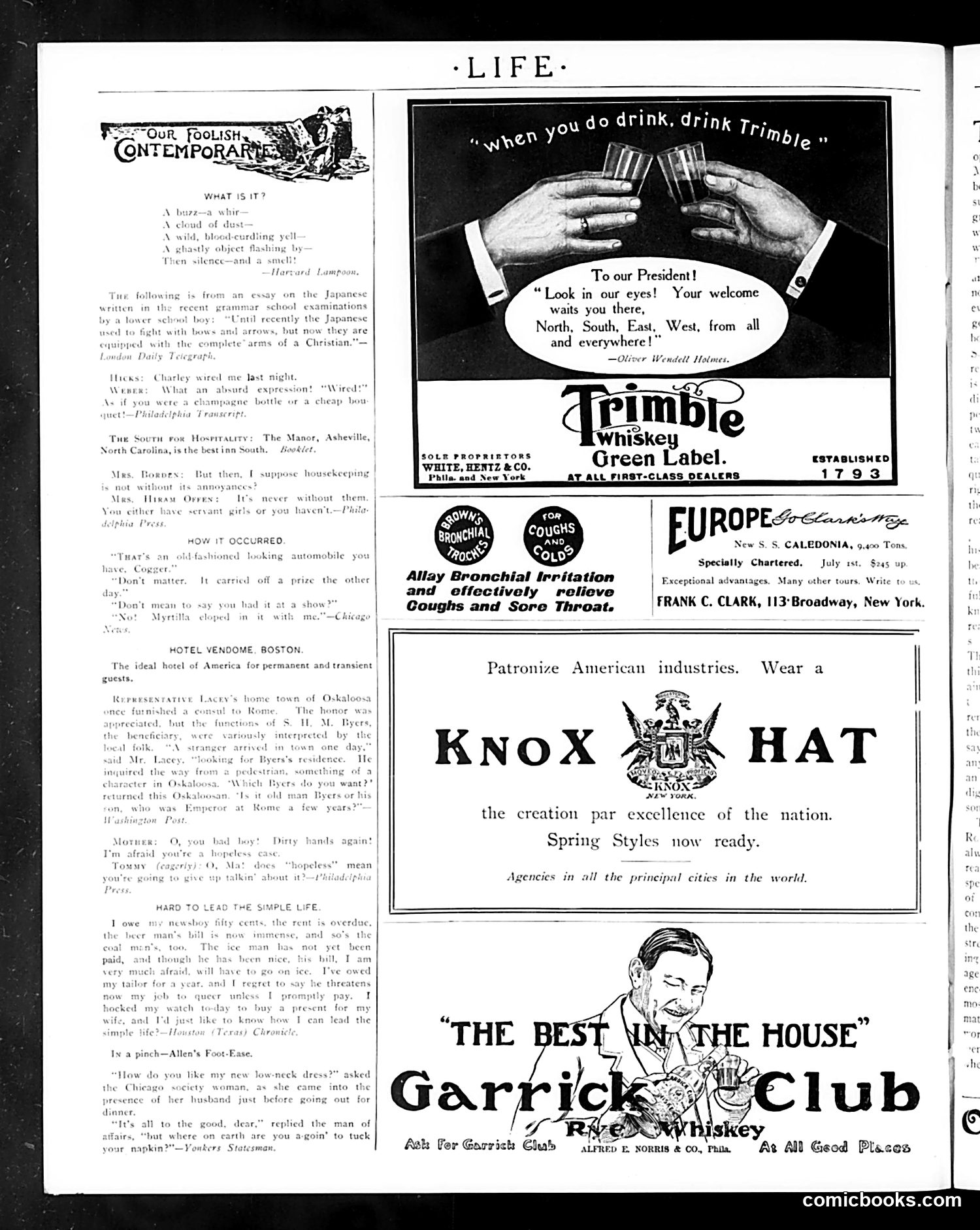 Life — March 9, 1905 — page 18 of 22