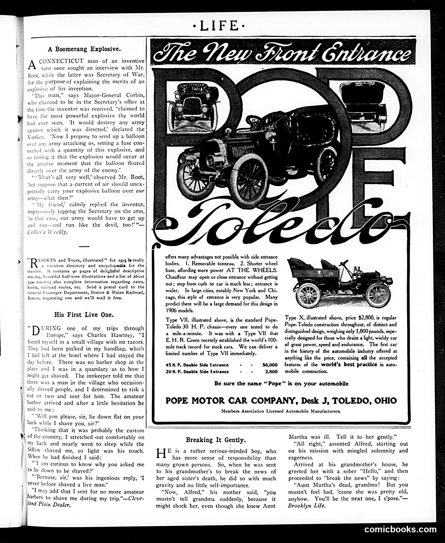 Life — August 3, 1905 — page 5 of 44