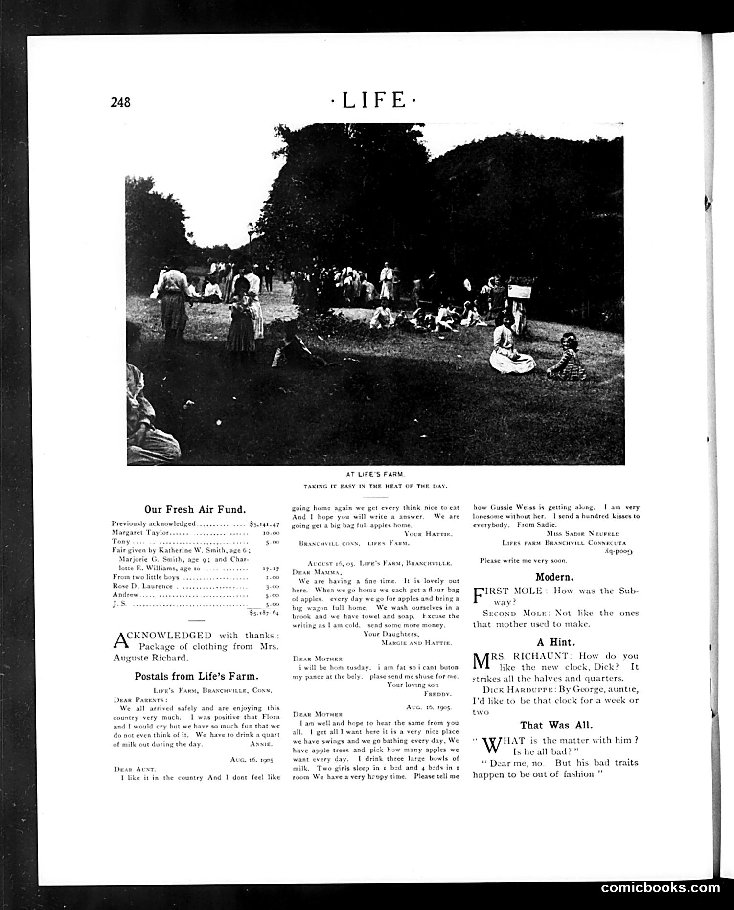 Life — August 31, 1905 — page 6 of 24