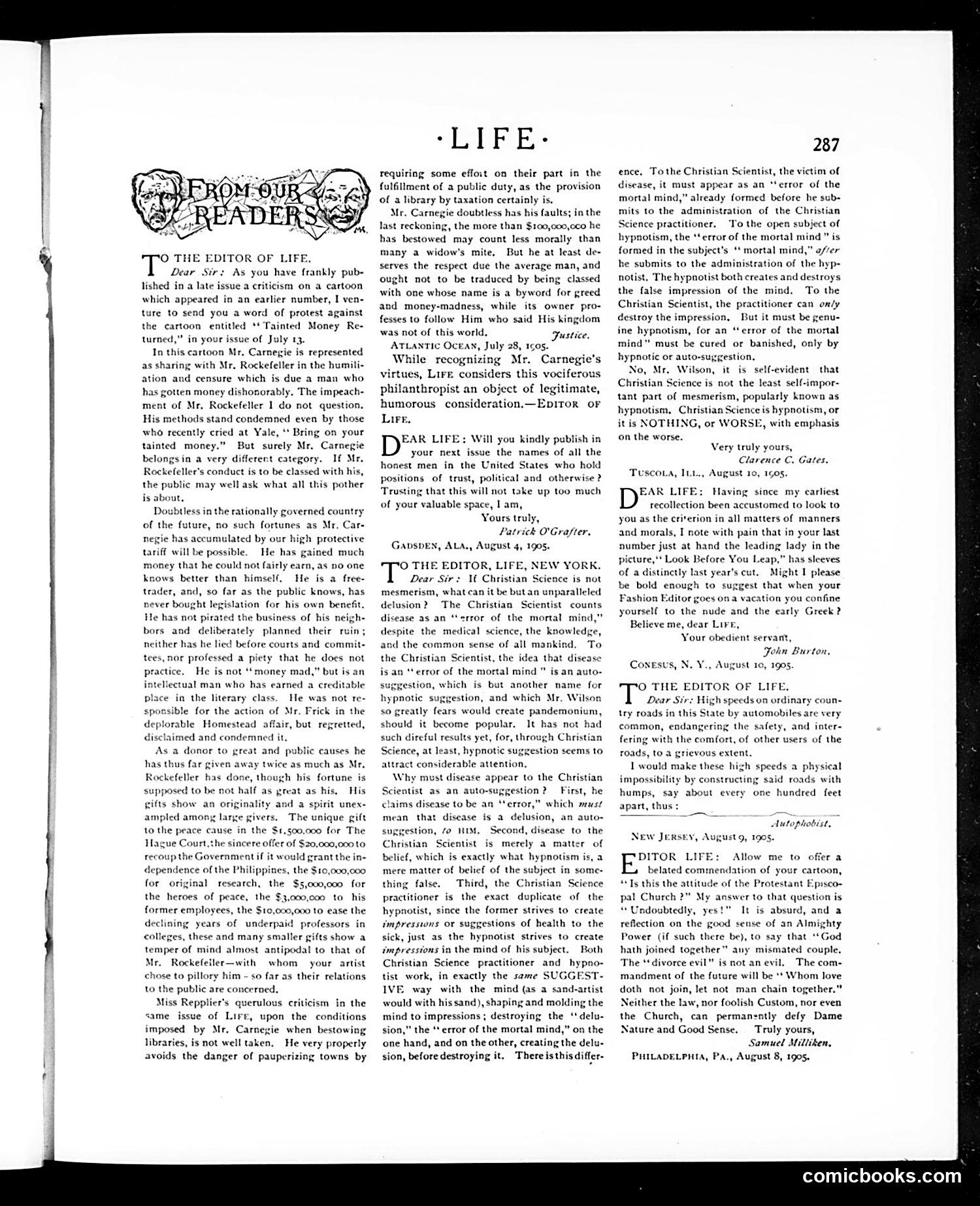 Life — September 7, 1905 — page 23 of 42