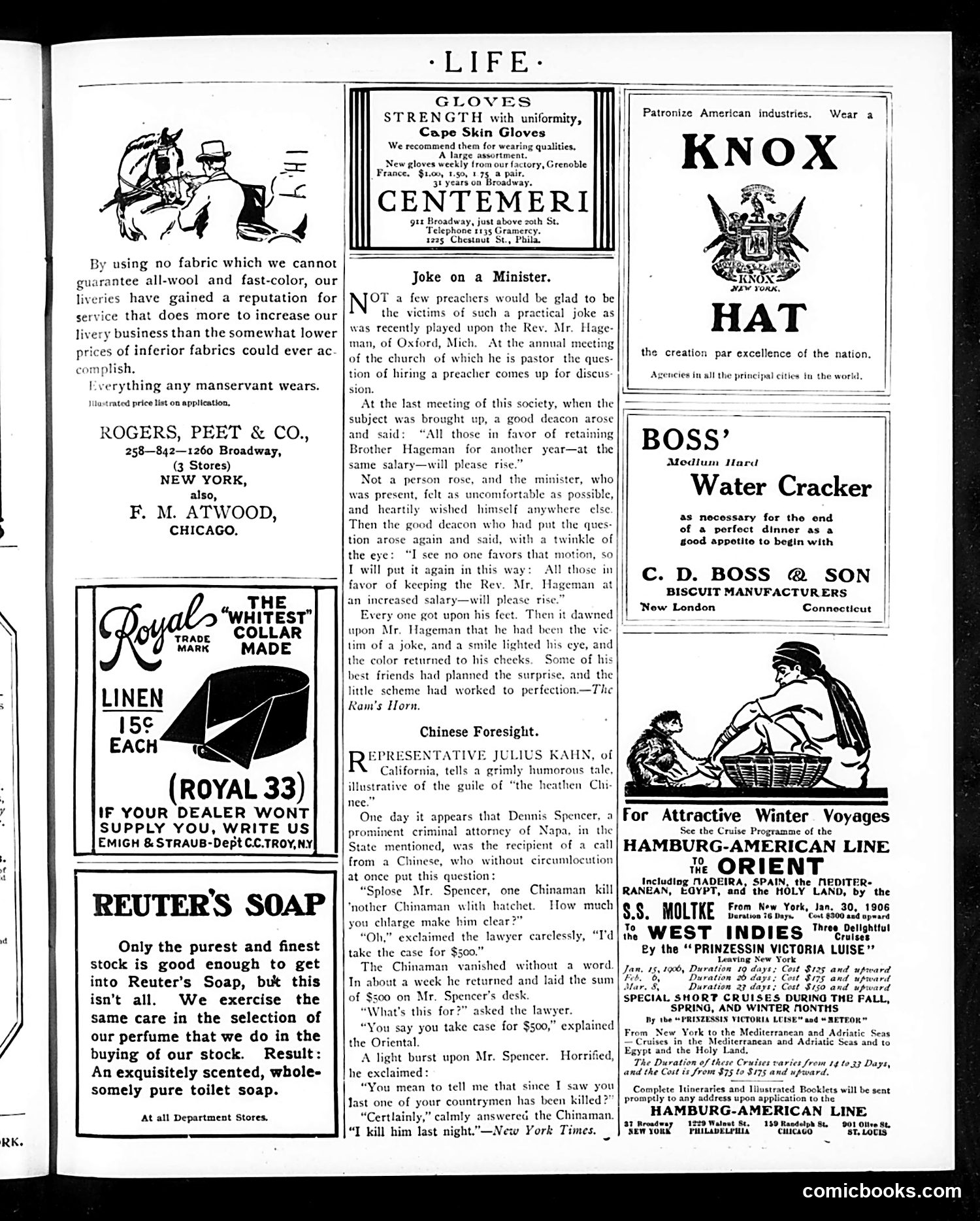 Life — October 12, 1905 — page 25 of 26