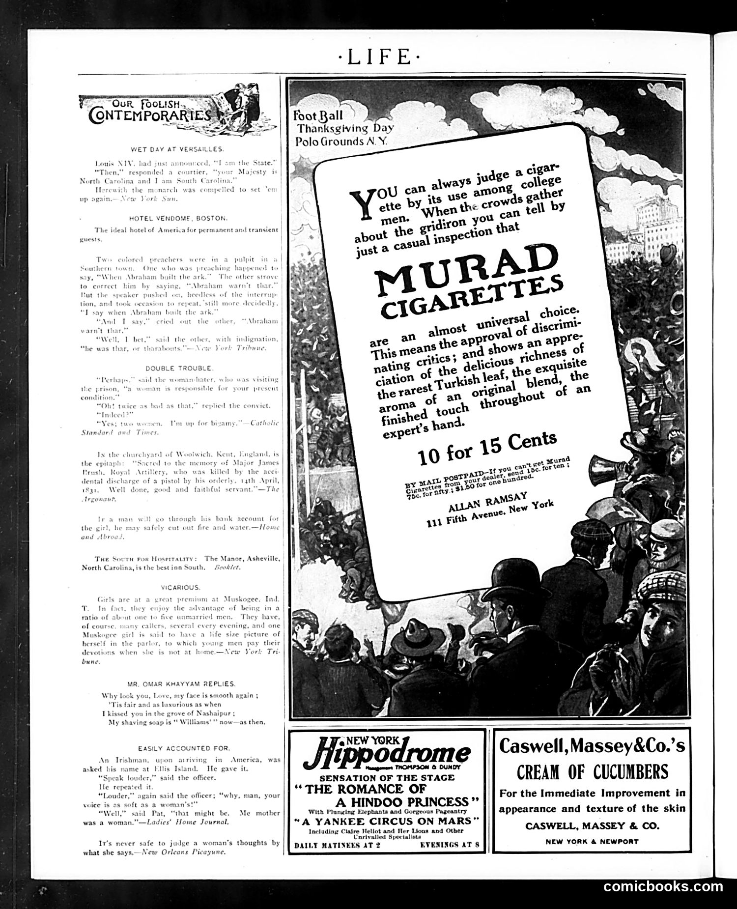 Life — November 23, 1905 — page 18 of 22