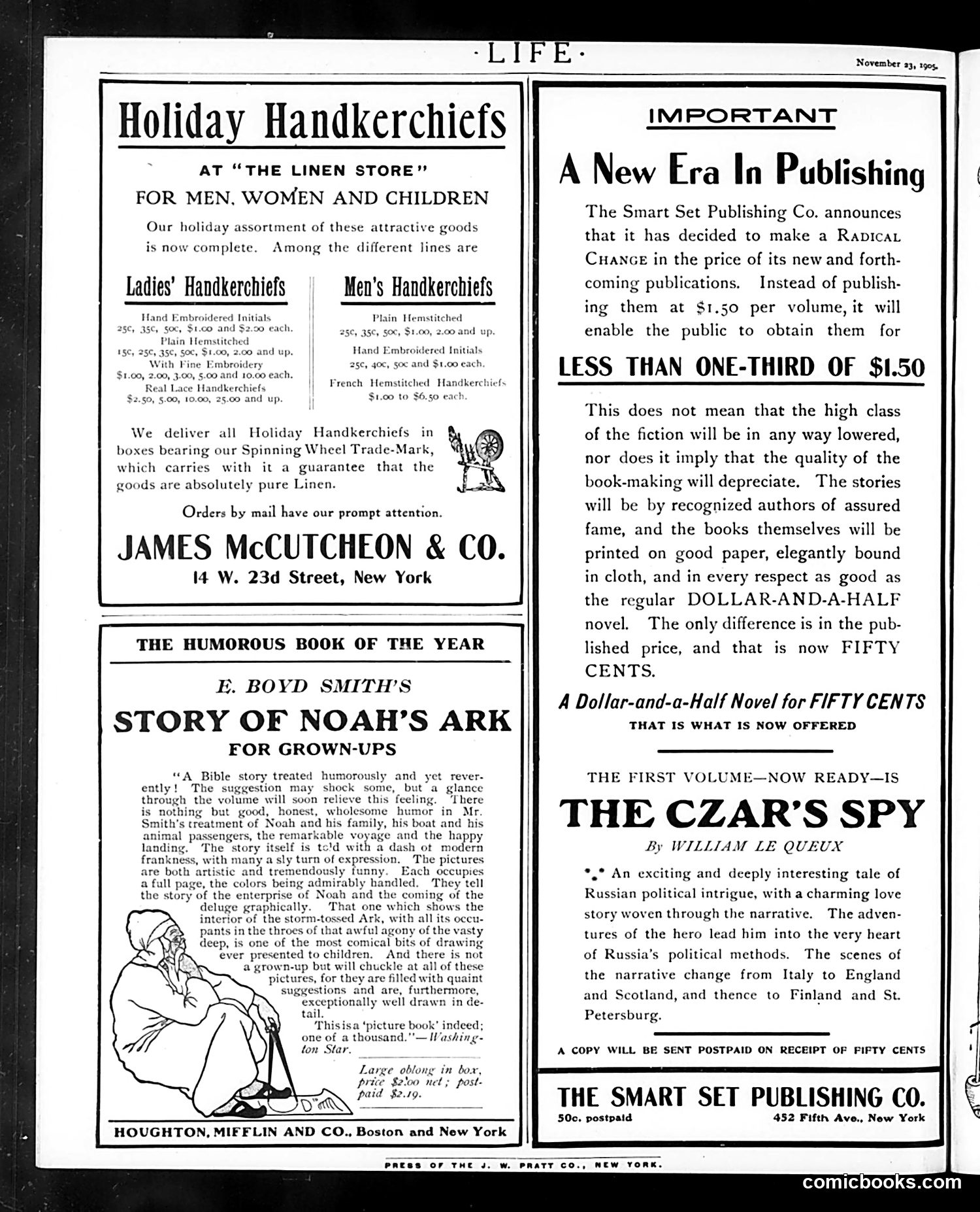 Life — November 23, 1905 — page 22 of 22