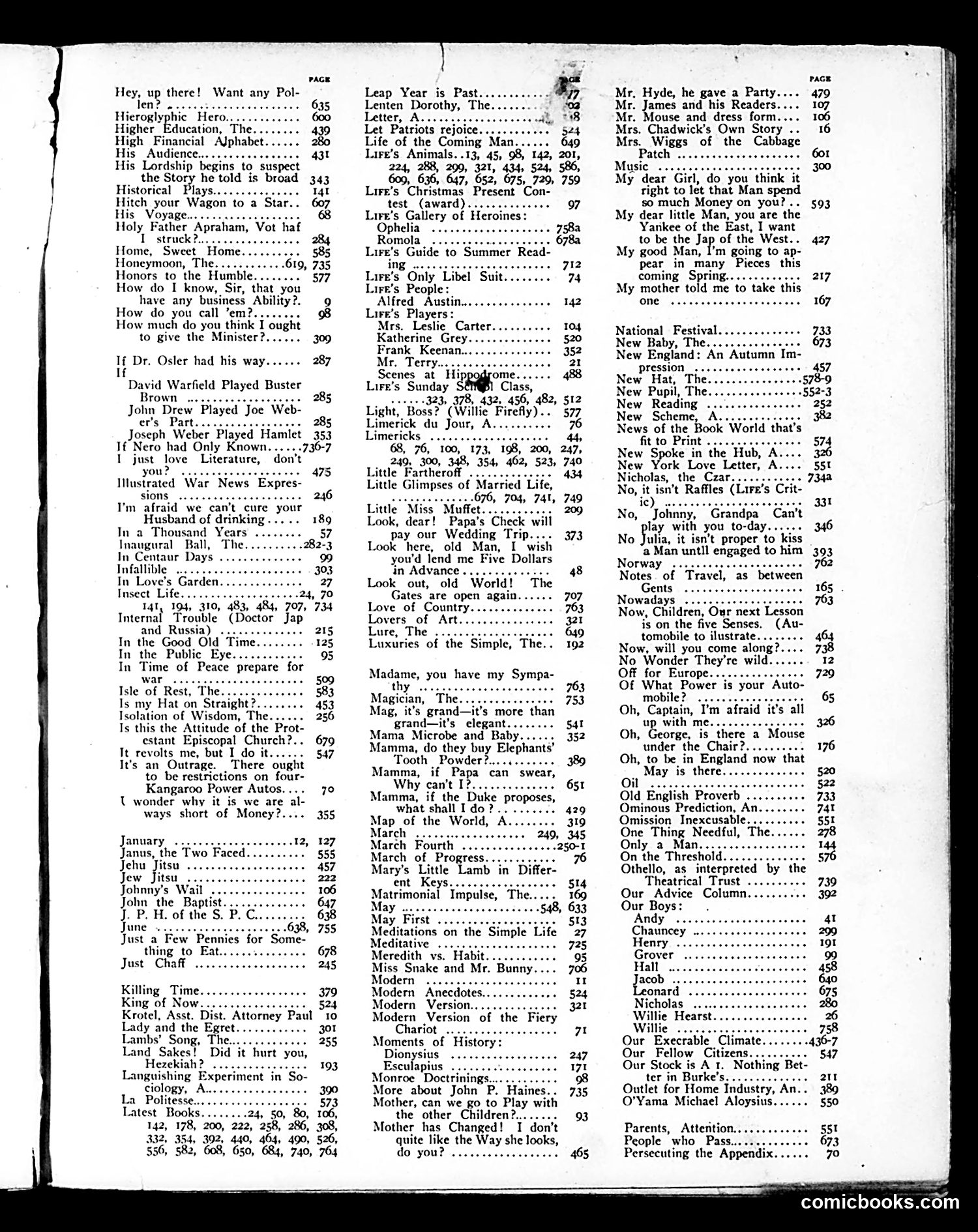 Life — 1905