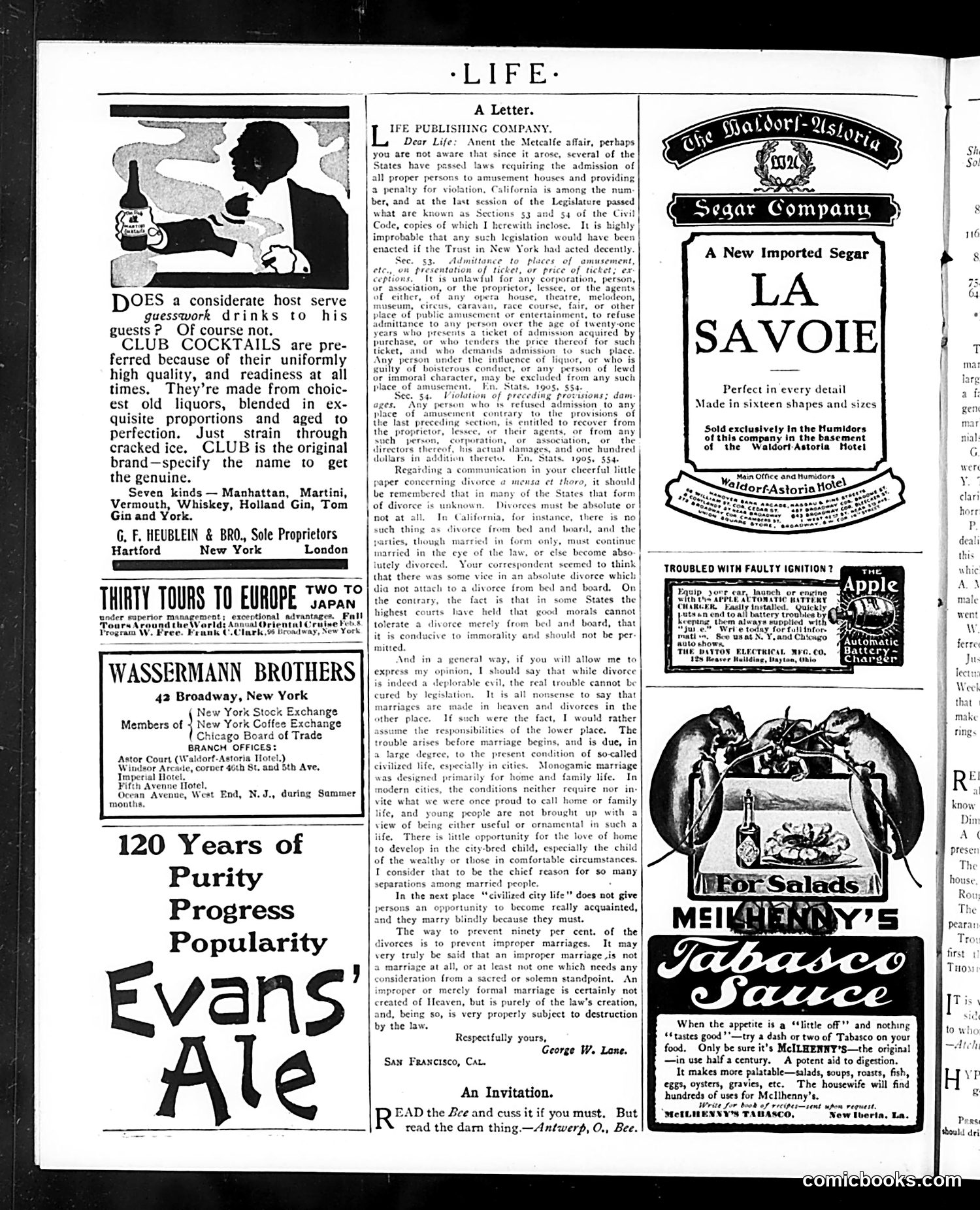 Life — January 18, 1906 — page 4 of 28