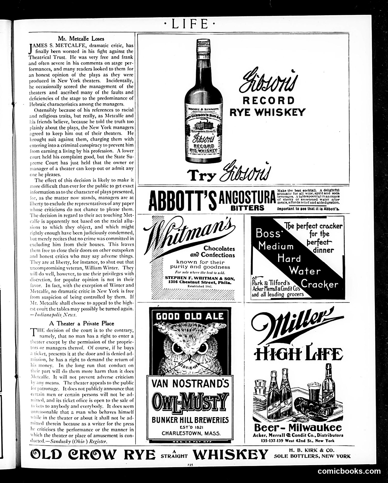 Life — August 30, 1906 — page 19 of 20