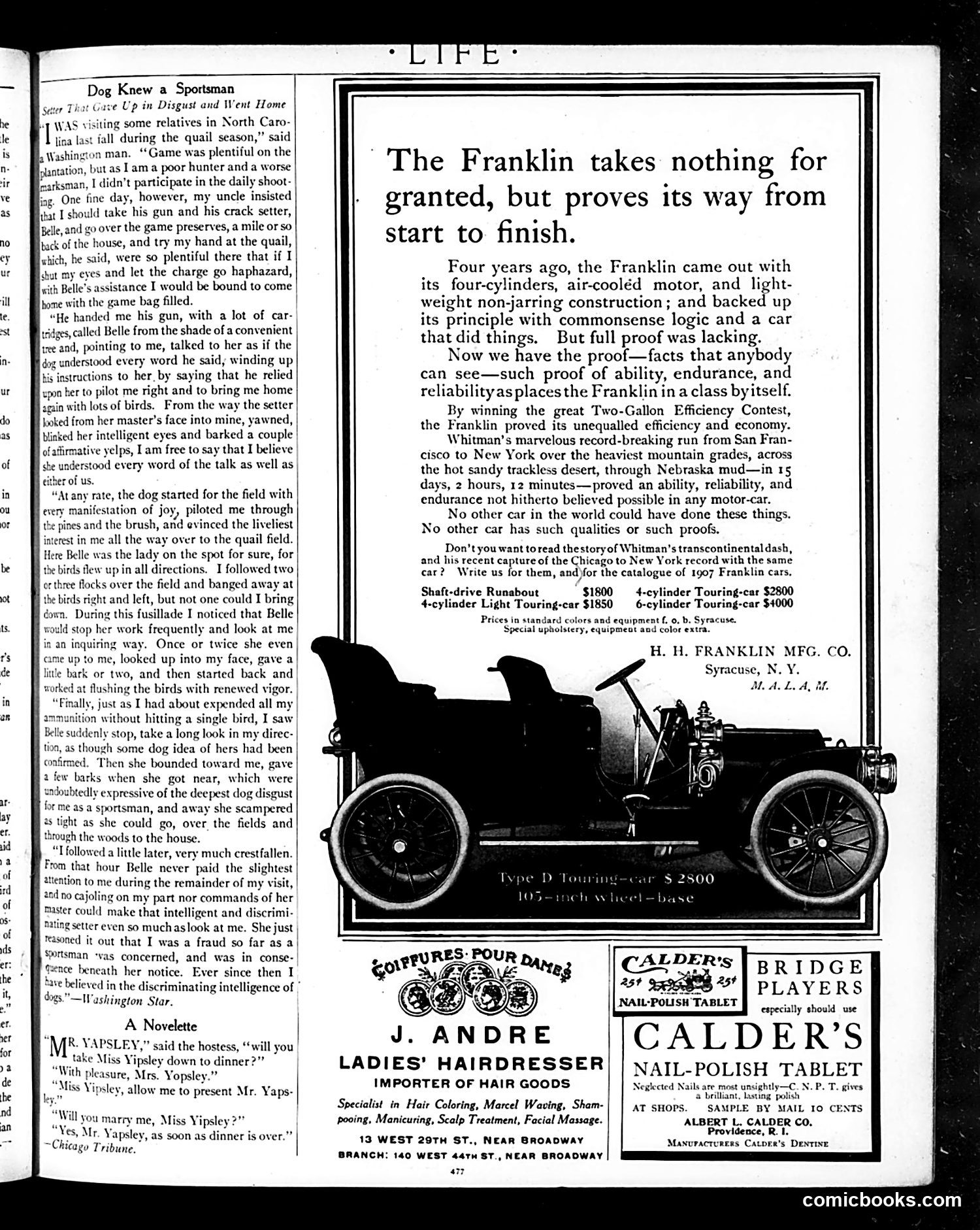 Life — November 1, 1906 — page 5 of 56
