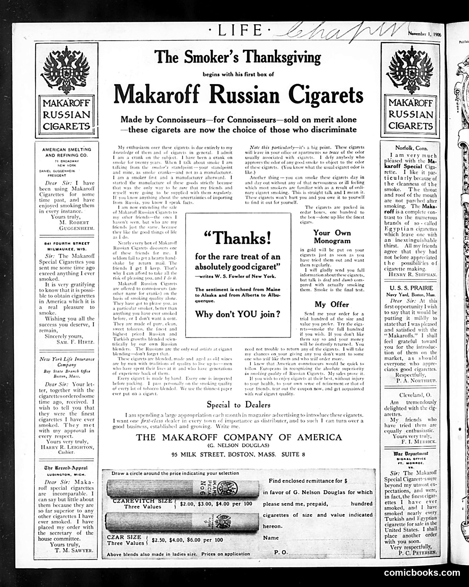 Life — November 1, 1906 — page 56 of 56